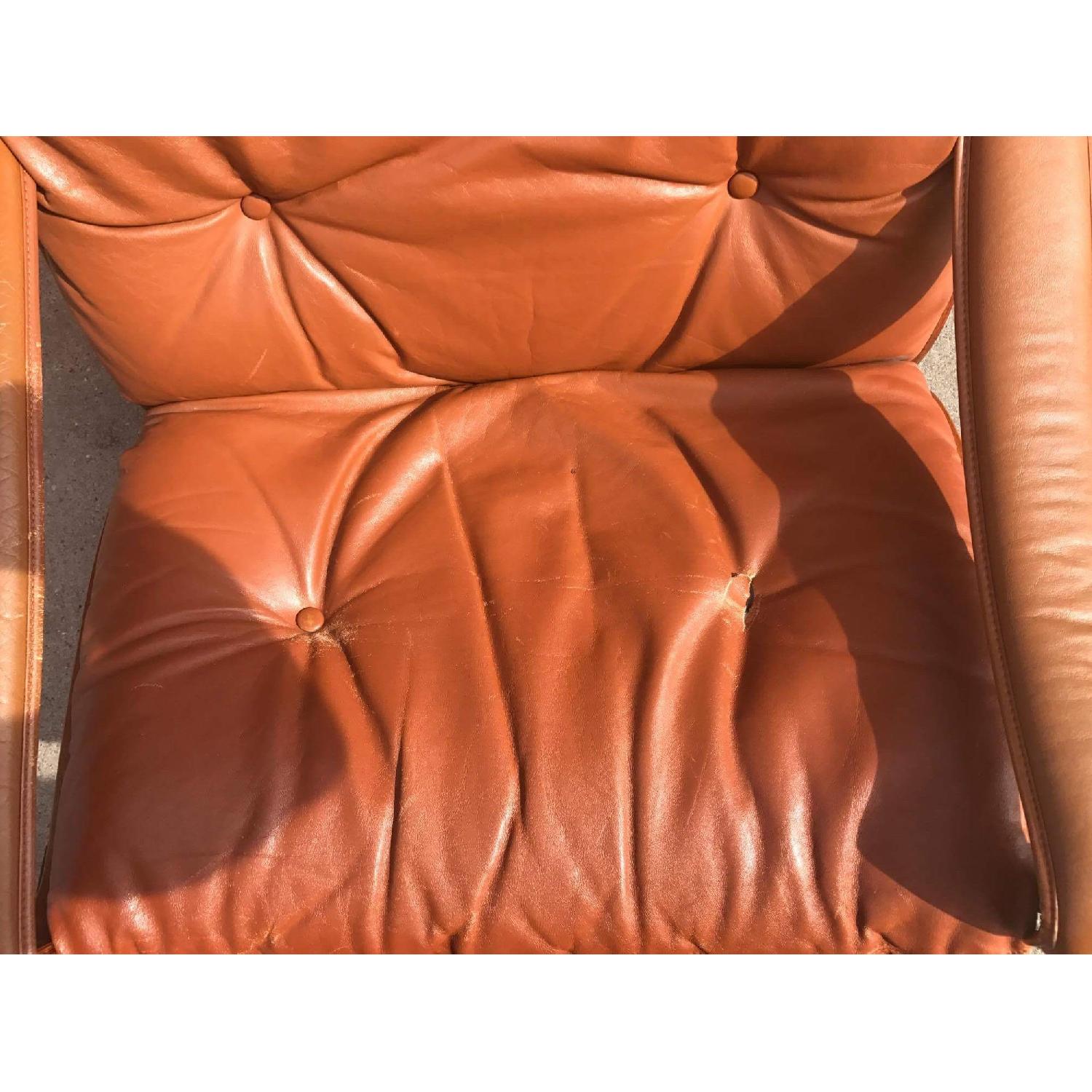 Westnofa Vintage Mid Century Leather Lounge Chairs - image-13