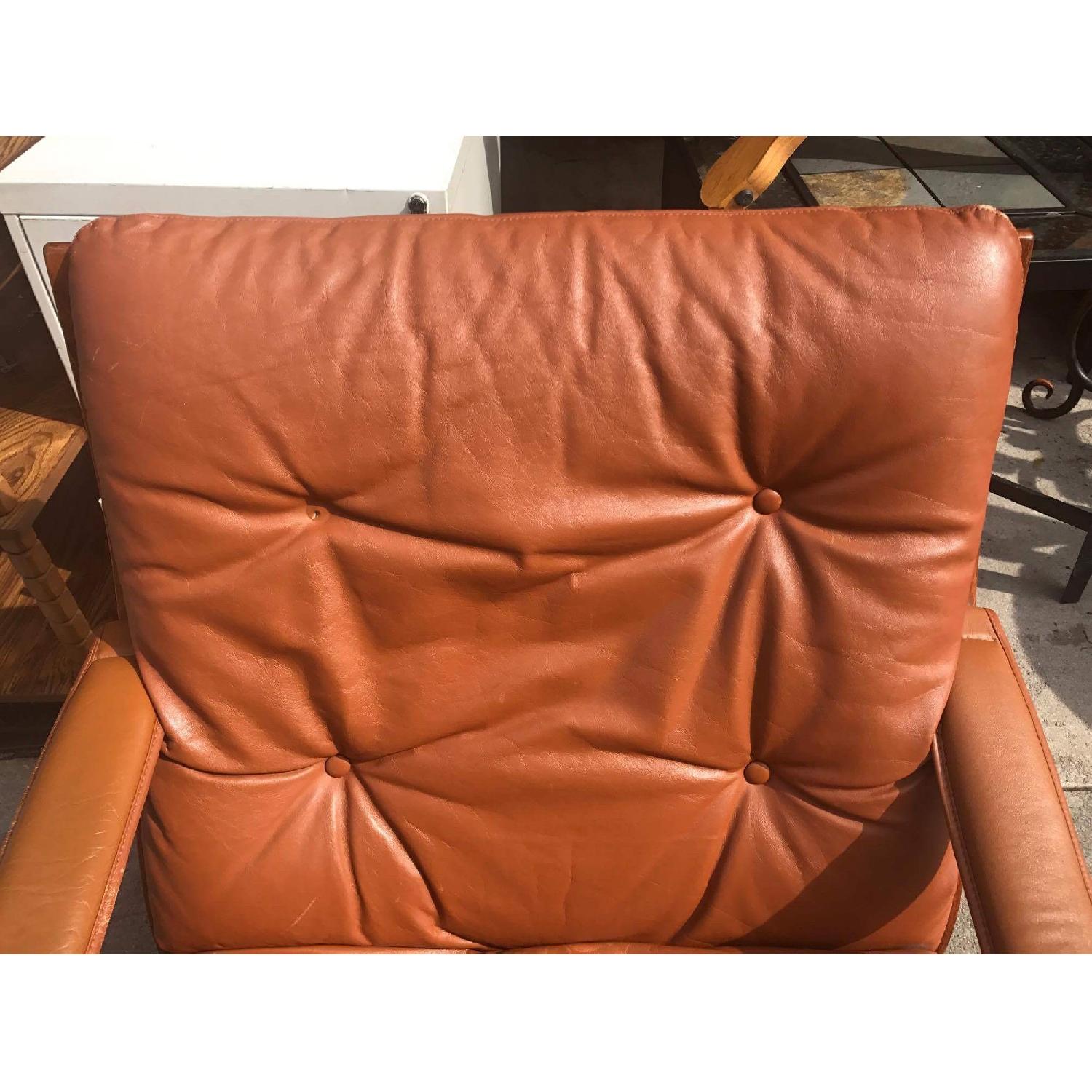 Westnofa Vintage Mid Century Leather Lounge Chairs - image-18