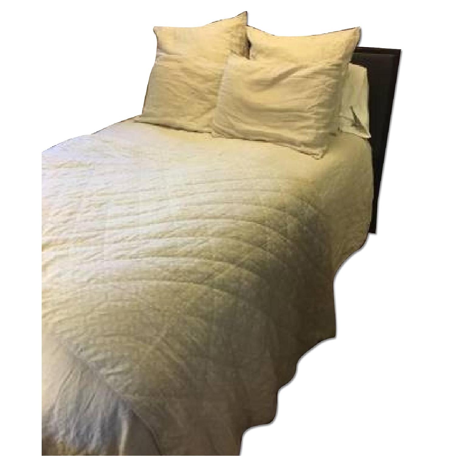 Crate & Barrel Full Size Isaac Bed Frame AptDeco