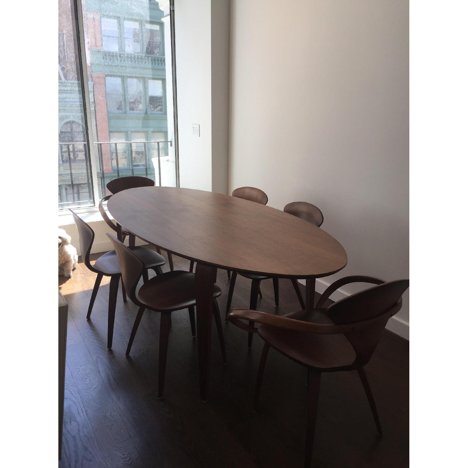 Cherner Molded Plywood Oval Dining Table - image-2