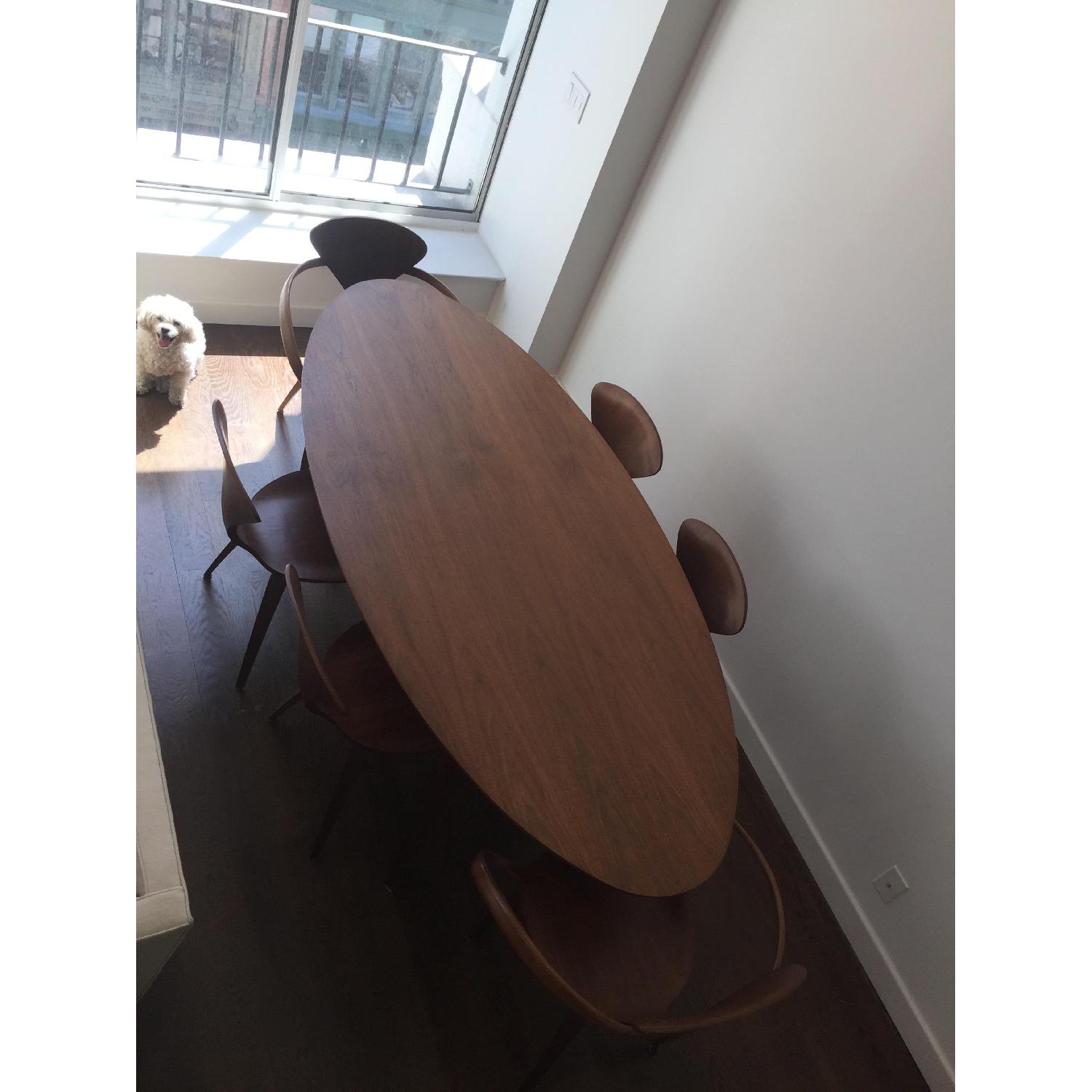 Cherner Molded Plywood Oval Dining Table - image-4