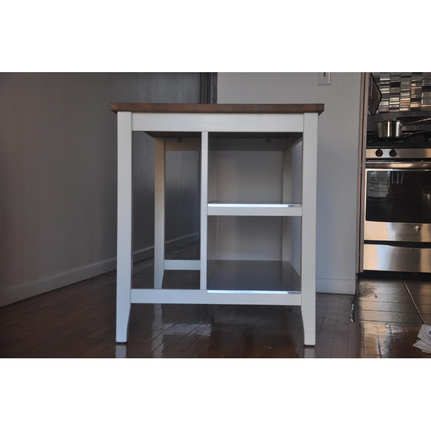 Ikea Stenstorp White Oak Kitchen Island - image-2