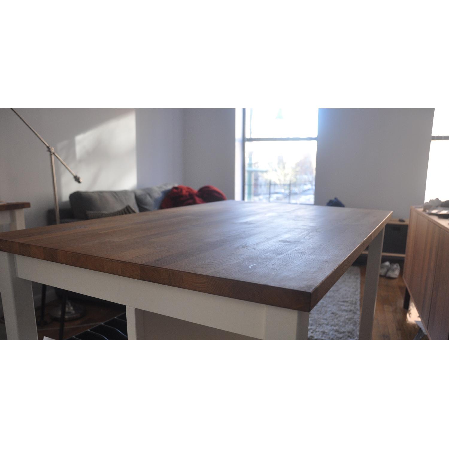 Ikea Stenstorp White Oak Kitchen Island - image-8