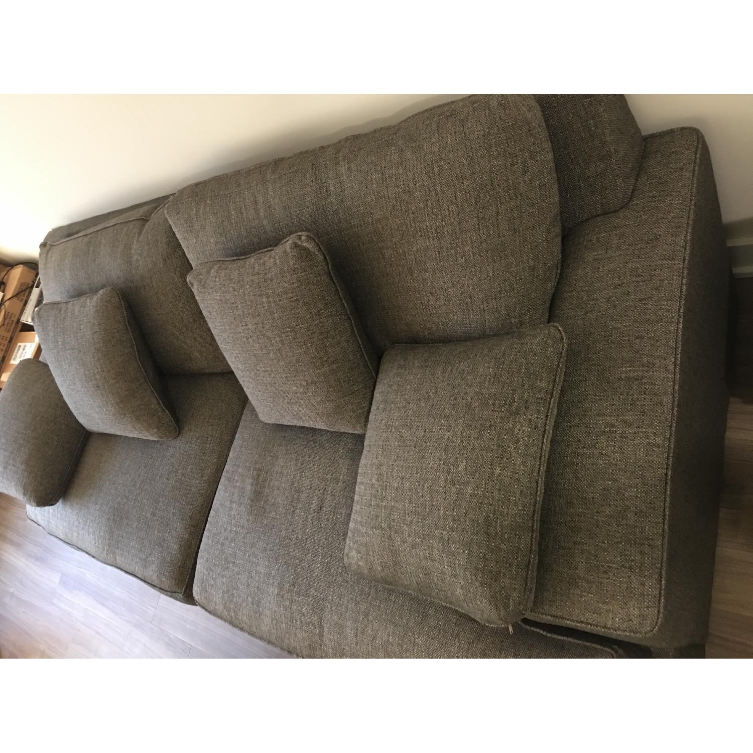 Macy's Ainsley Fabric Sofa & 4 Toss Pillows - image-3