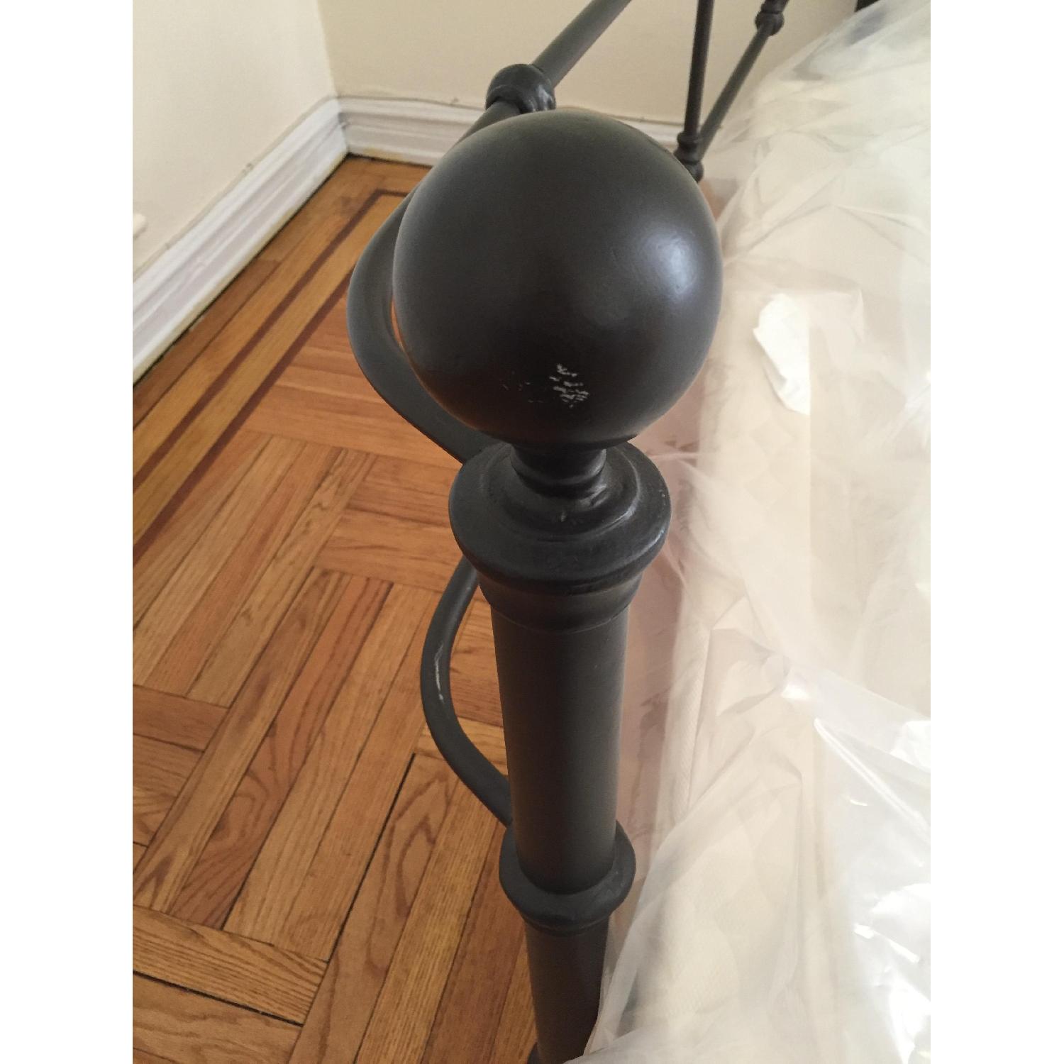 Pottery Barn Wrought Iron Queen Size Bed Frame - image-6