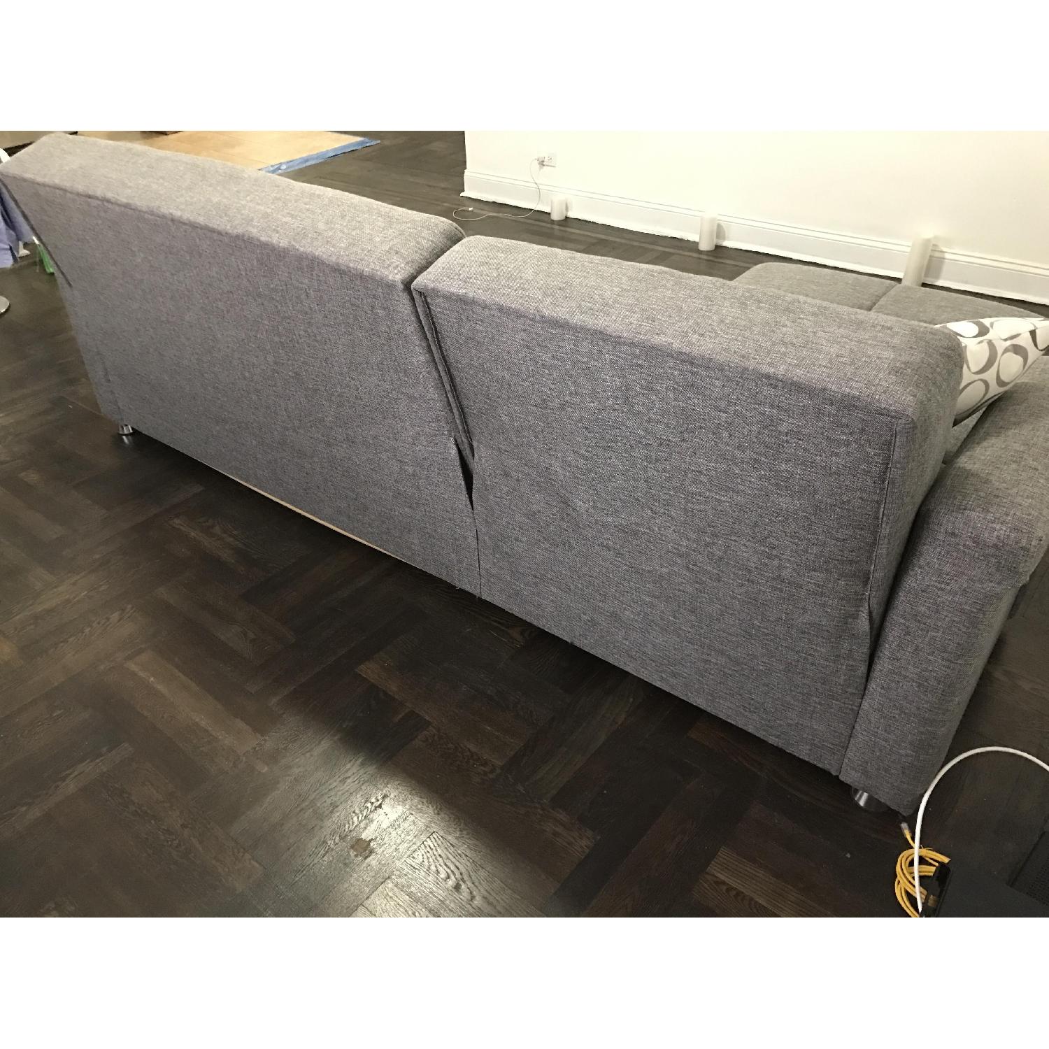 Vision Diego Gray Sectional Sofa w/ Storage - image-8