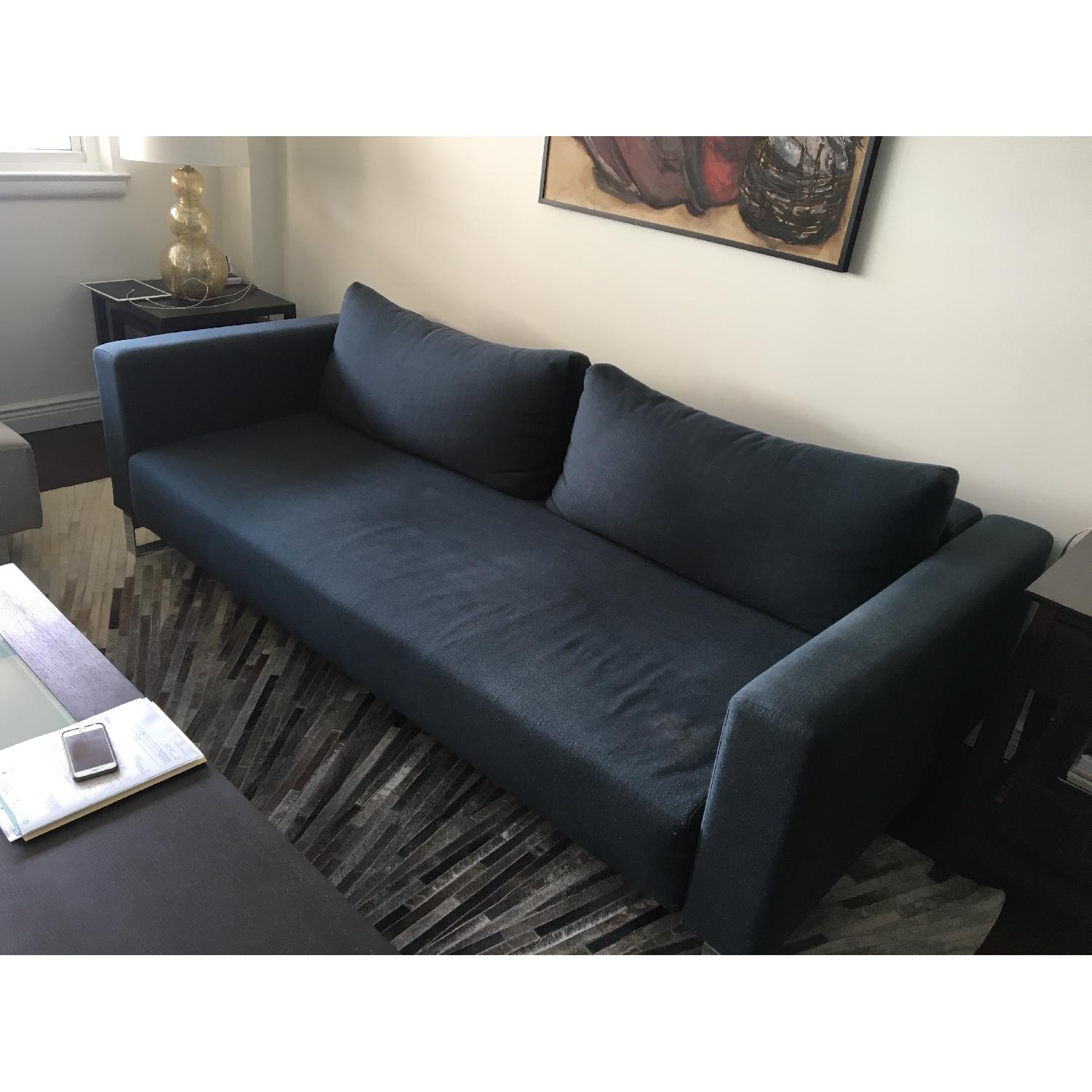 Navy Blue 3 Seater - image-1