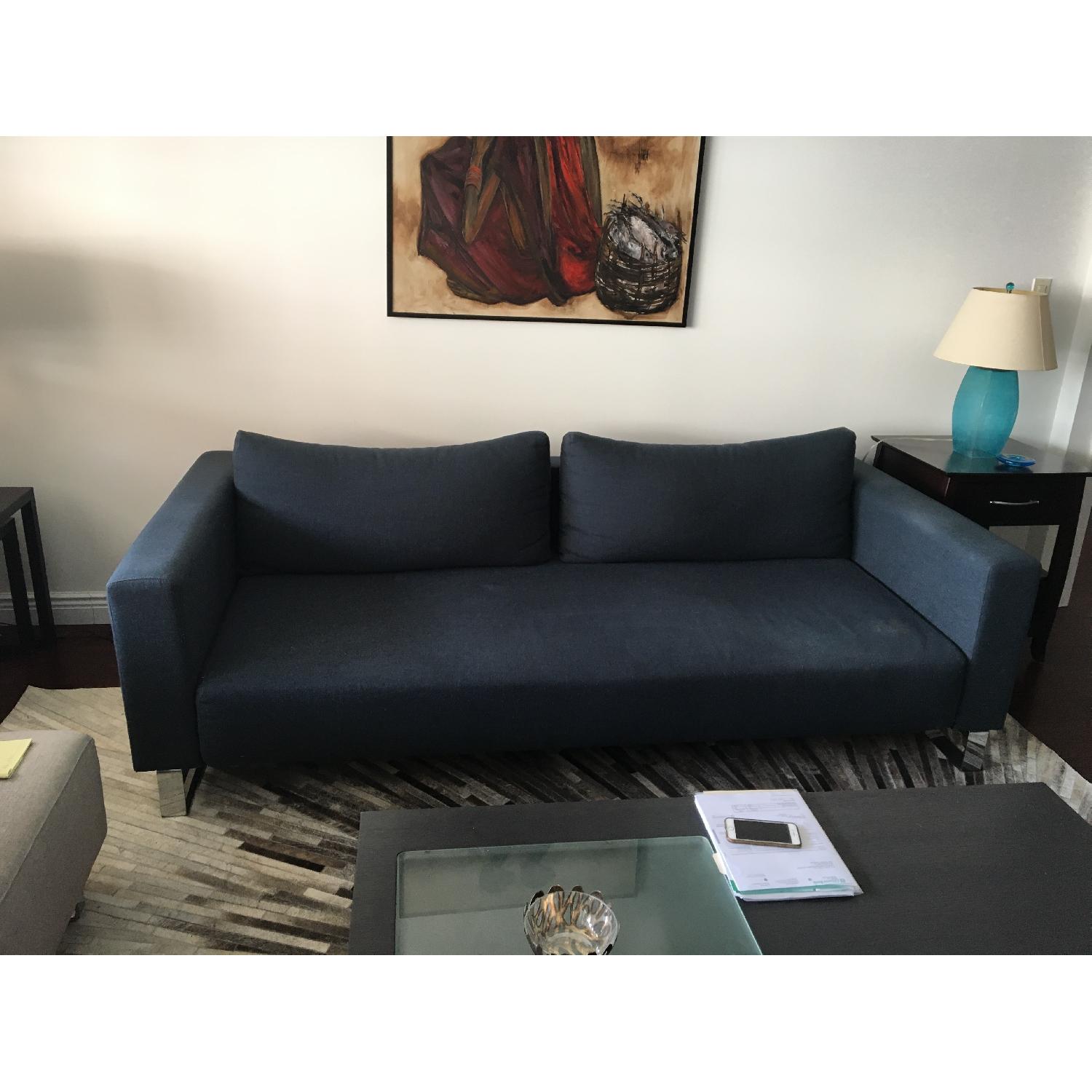 Navy Blue 3 Seater - image-2