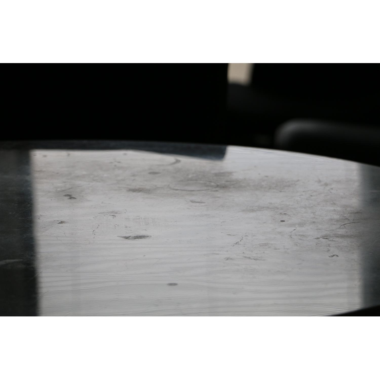 Bob's 5-Piece Round Marble & Leather Dining Set - image-4