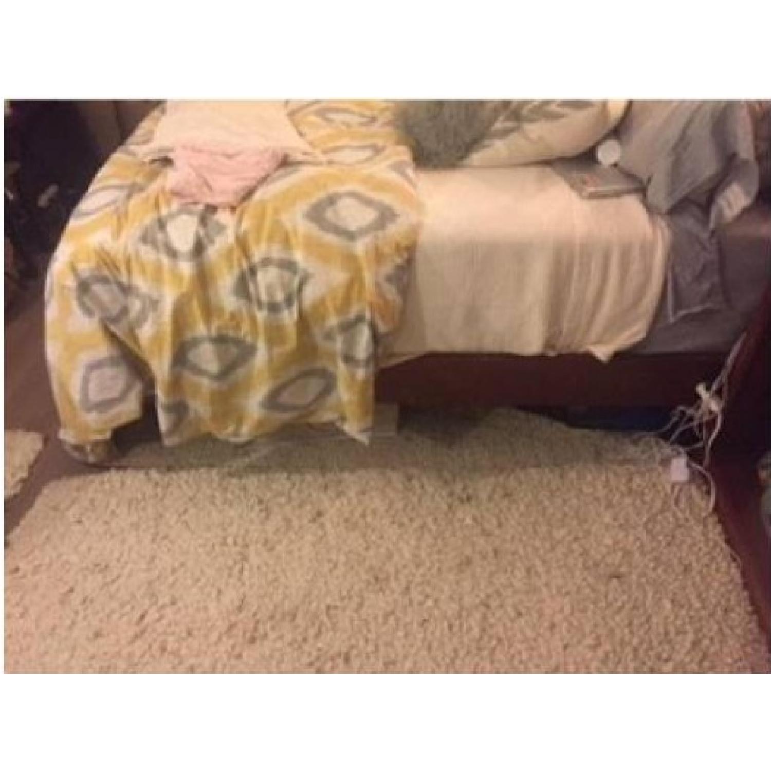 PB Teen Full Size Storage Bed Frame in Chestnut - image-3