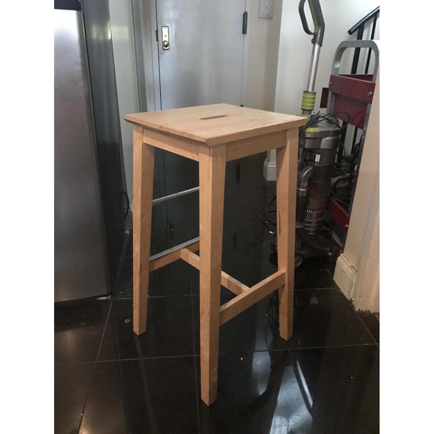 Ikea Wooden Stools - image-1