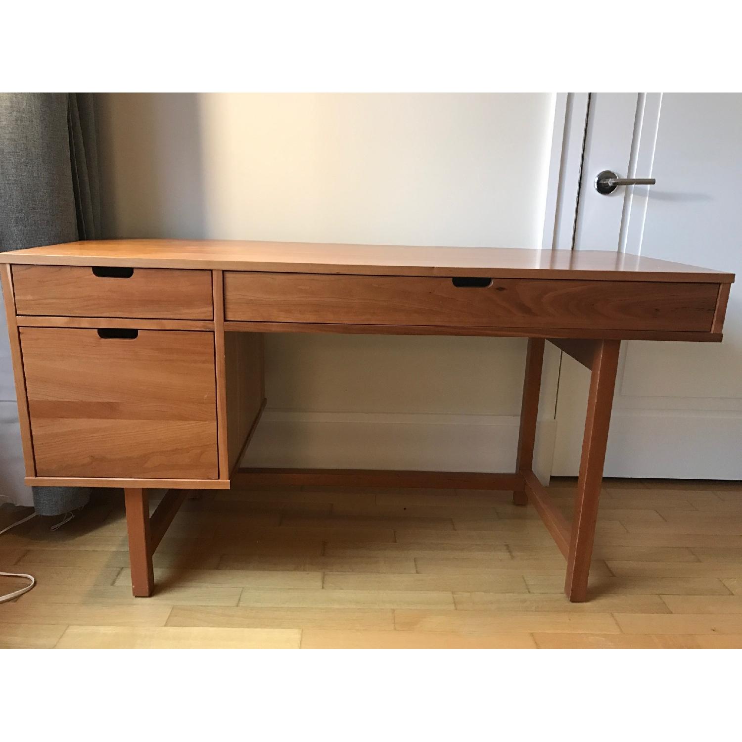 Room & Board Ellis Modern Desk w/ File Drawer - image-1