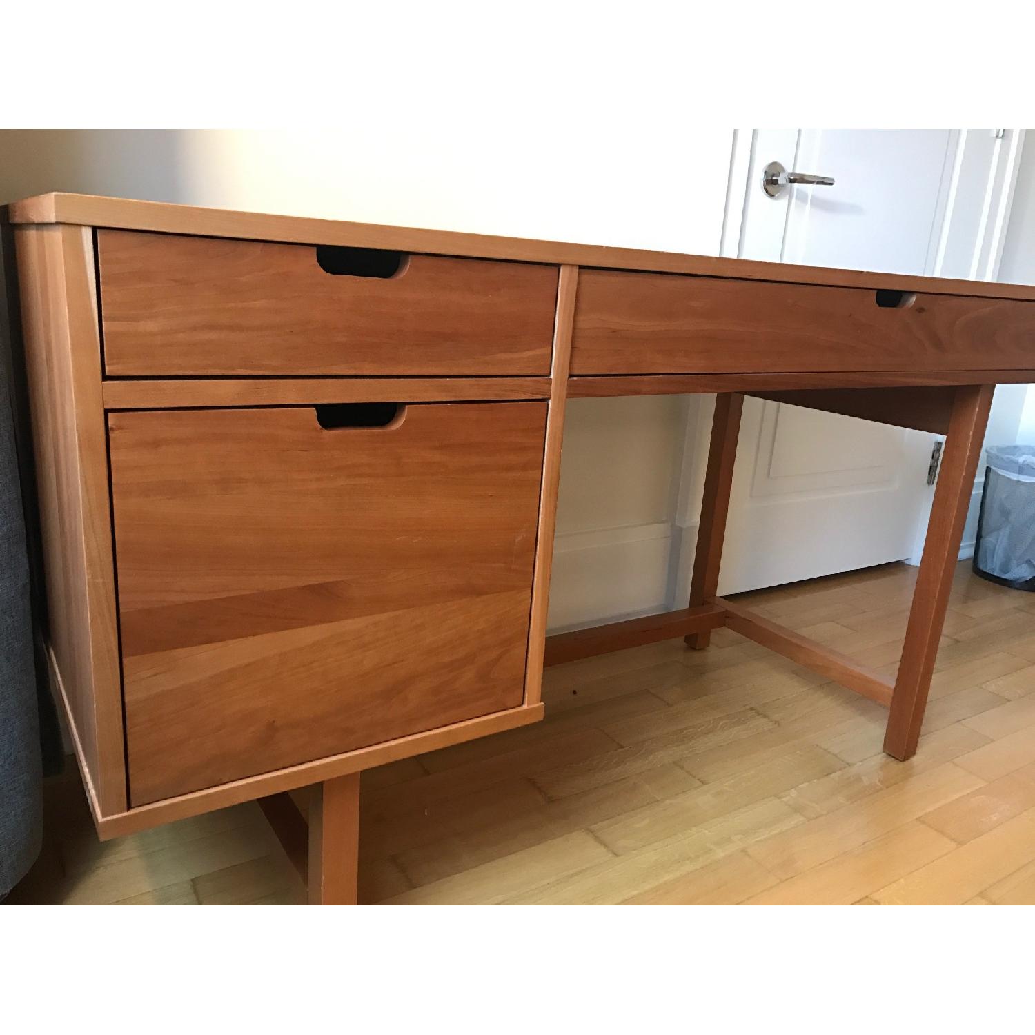 Room & Board Ellis Modern Desk w/ File Drawer - image-6