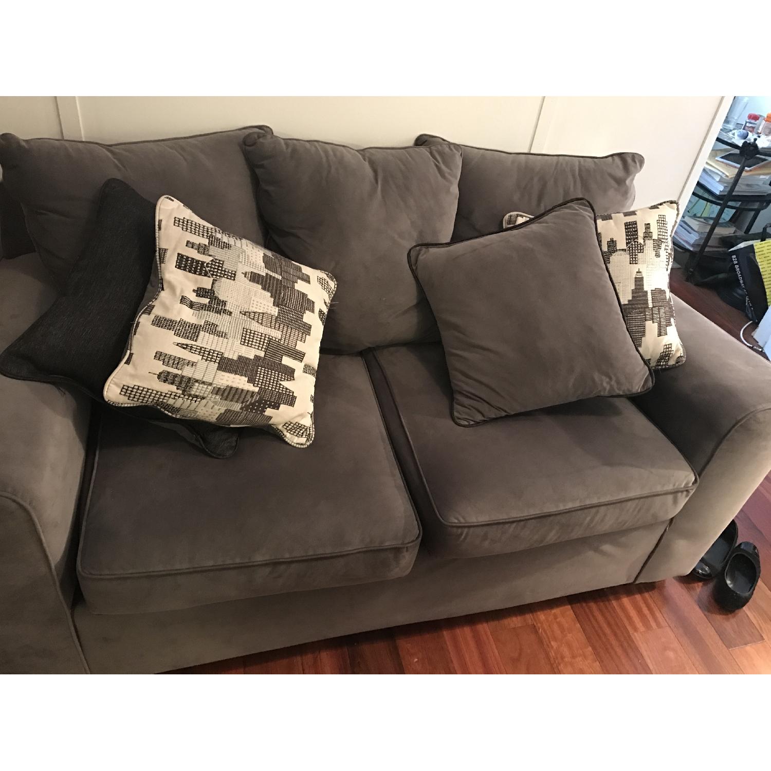 Grey Sofa + Matching Armchair - image-2