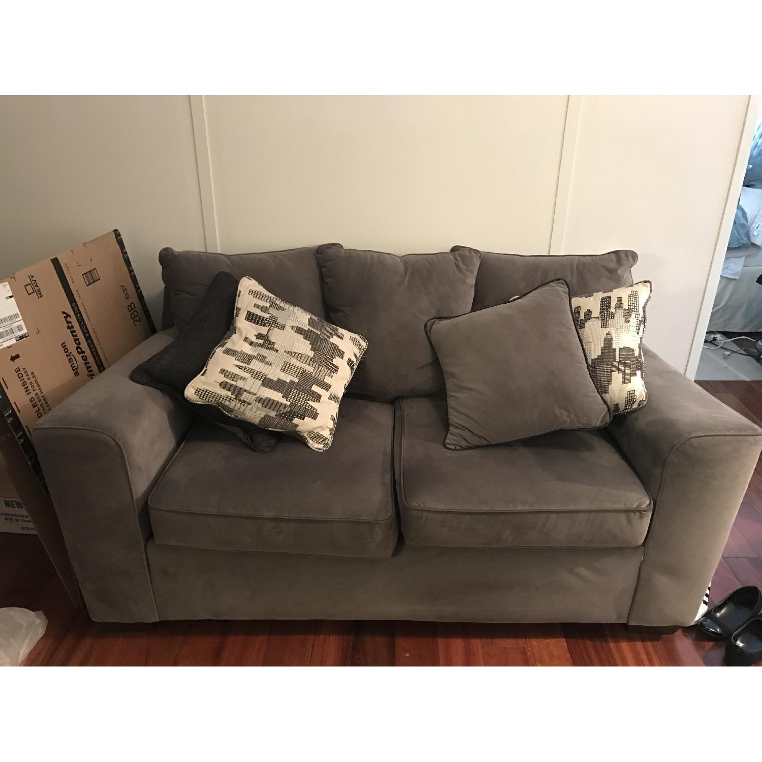 Grey Sofa + Matching Armchair - image-3