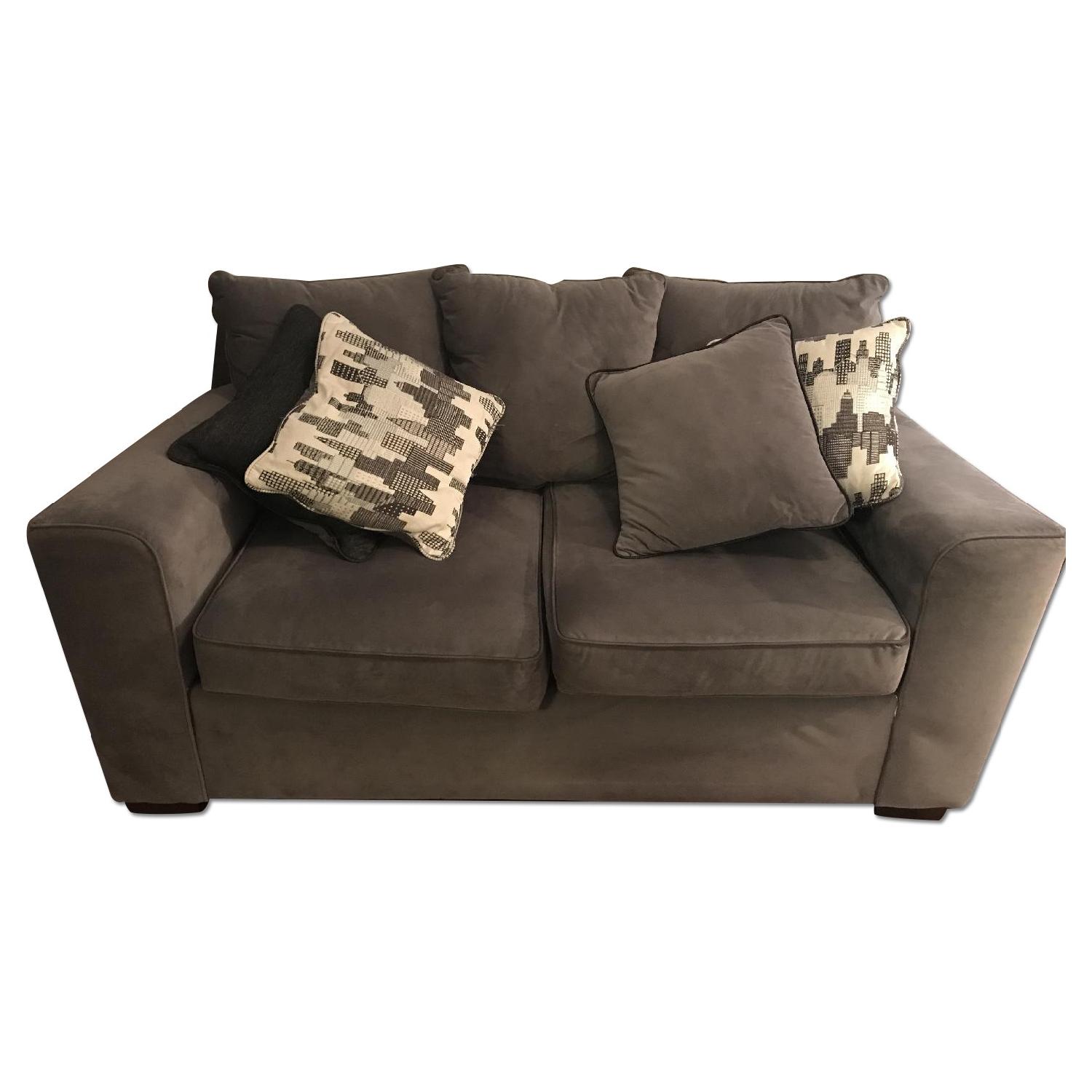 Grey Sofa + Matching Armchair - image-0