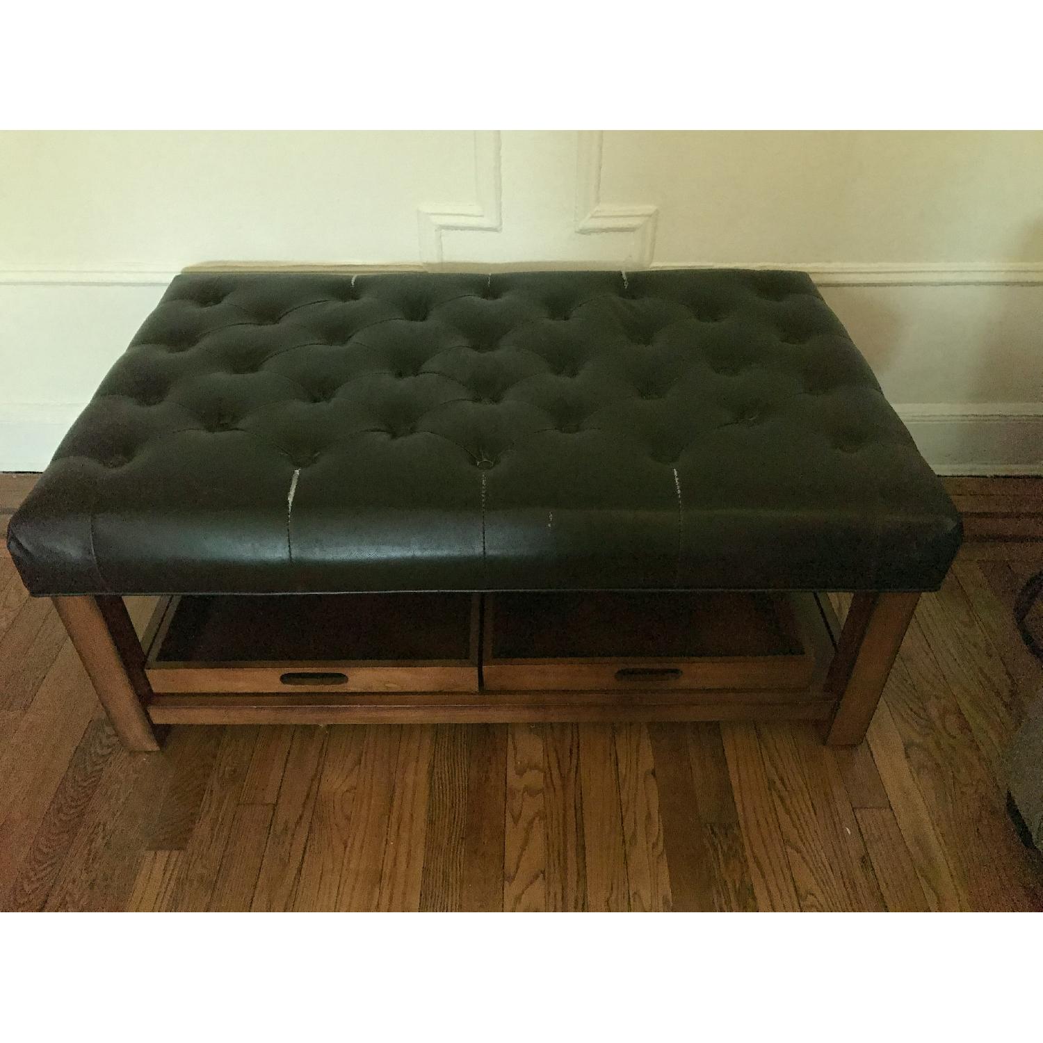 Klaussner Furniture Sofa & Ottoman - image-3