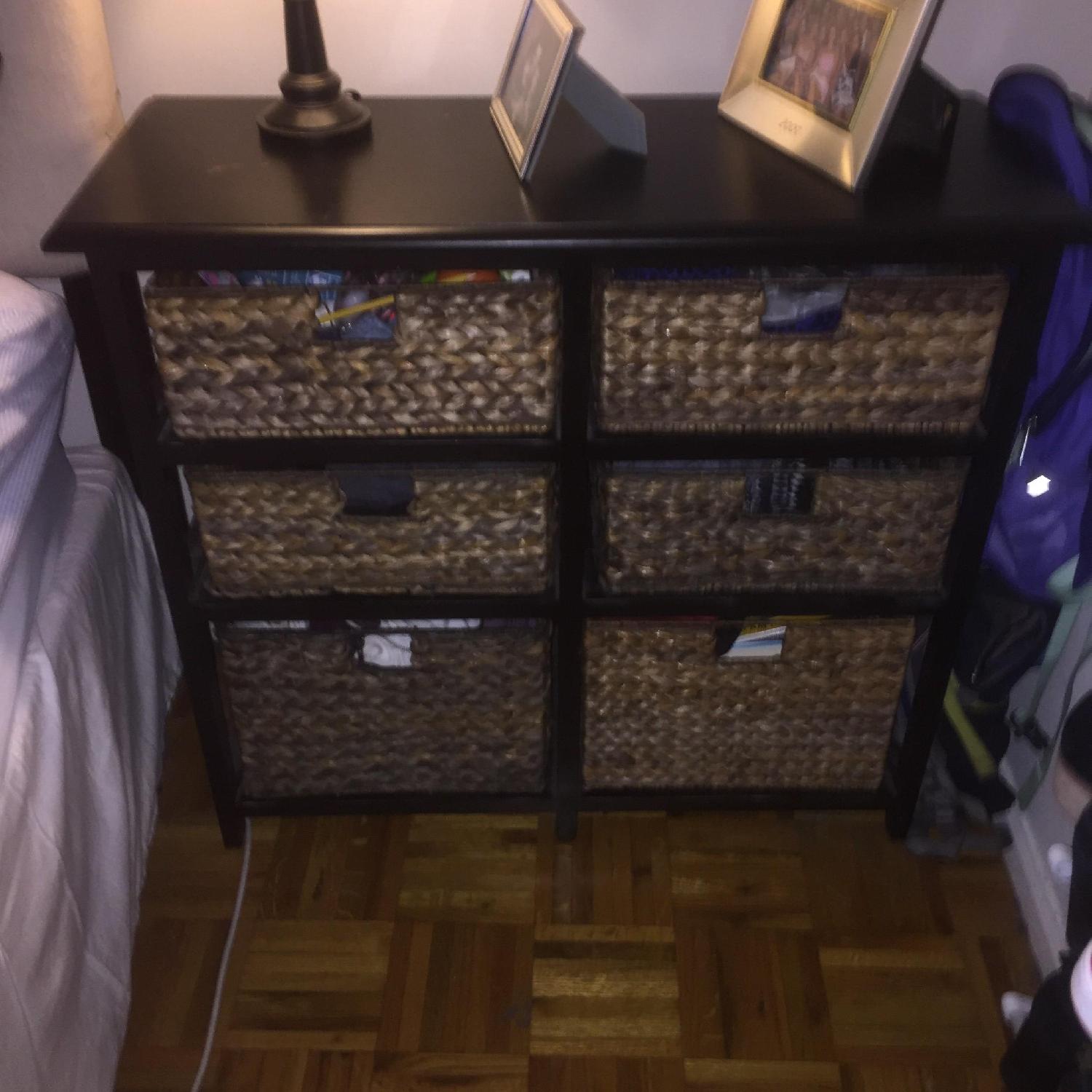 Pier 1 6 Drawer Wicker Chest/Night Stand - image-1