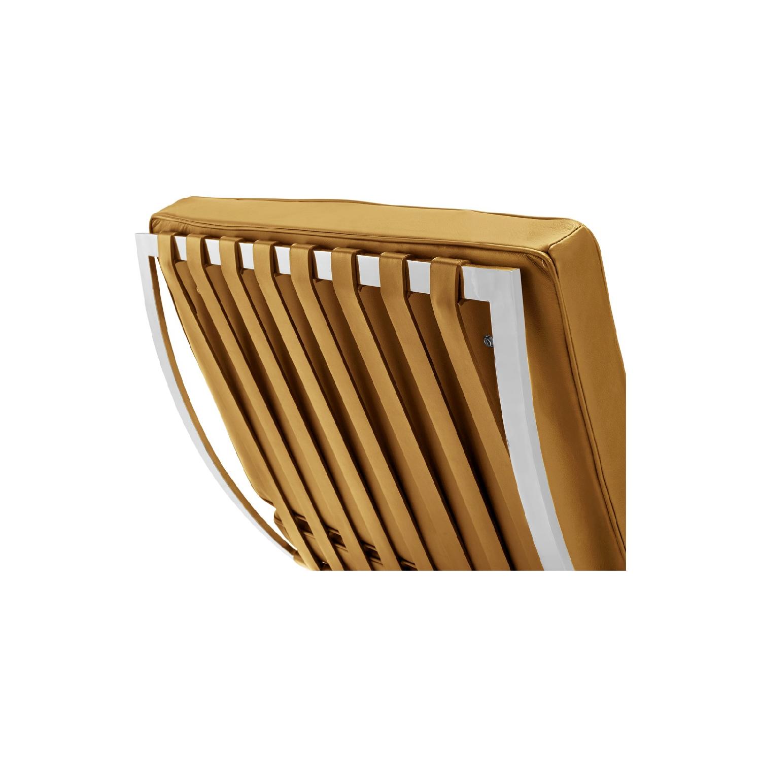 Tan Italian Barcelona Chair Replica - image-3