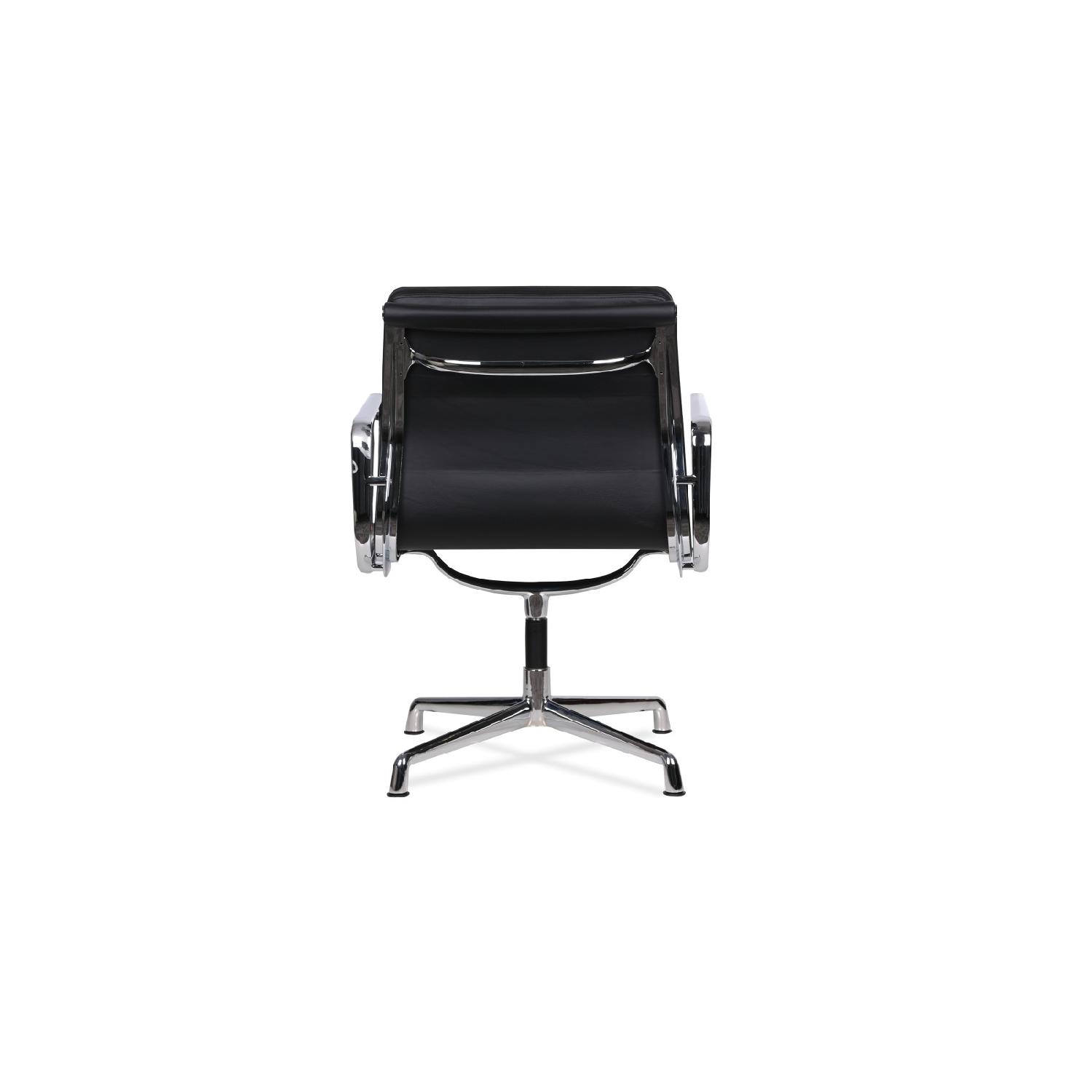 Aluminum Group Style Softpad Management Chair Replica in Black - image-3