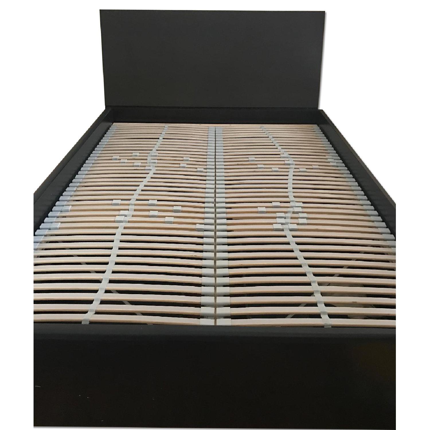 Ikea Oppdal FullSize Bed Frame w/ Headboard AptDeco