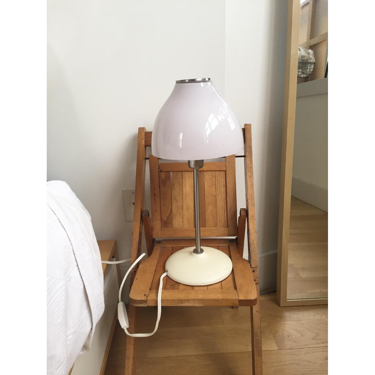 Ikea White Glass Table Lamps - image-1