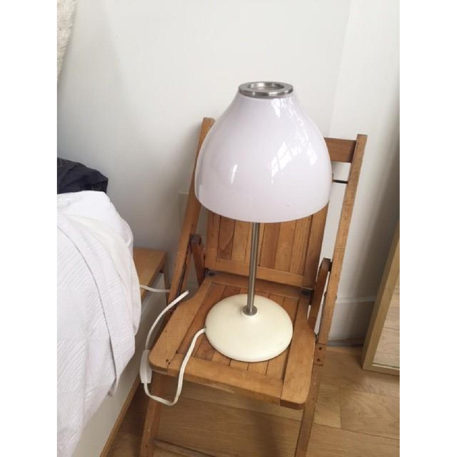 Ikea White Glass Table Lamps - image-2