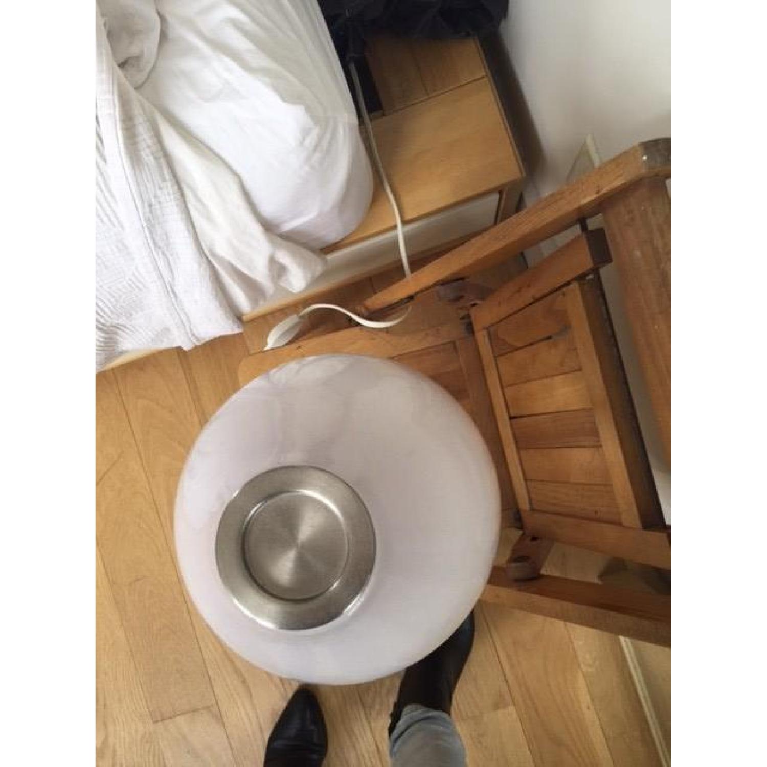 Ikea White Glass Table Lamps - image-3