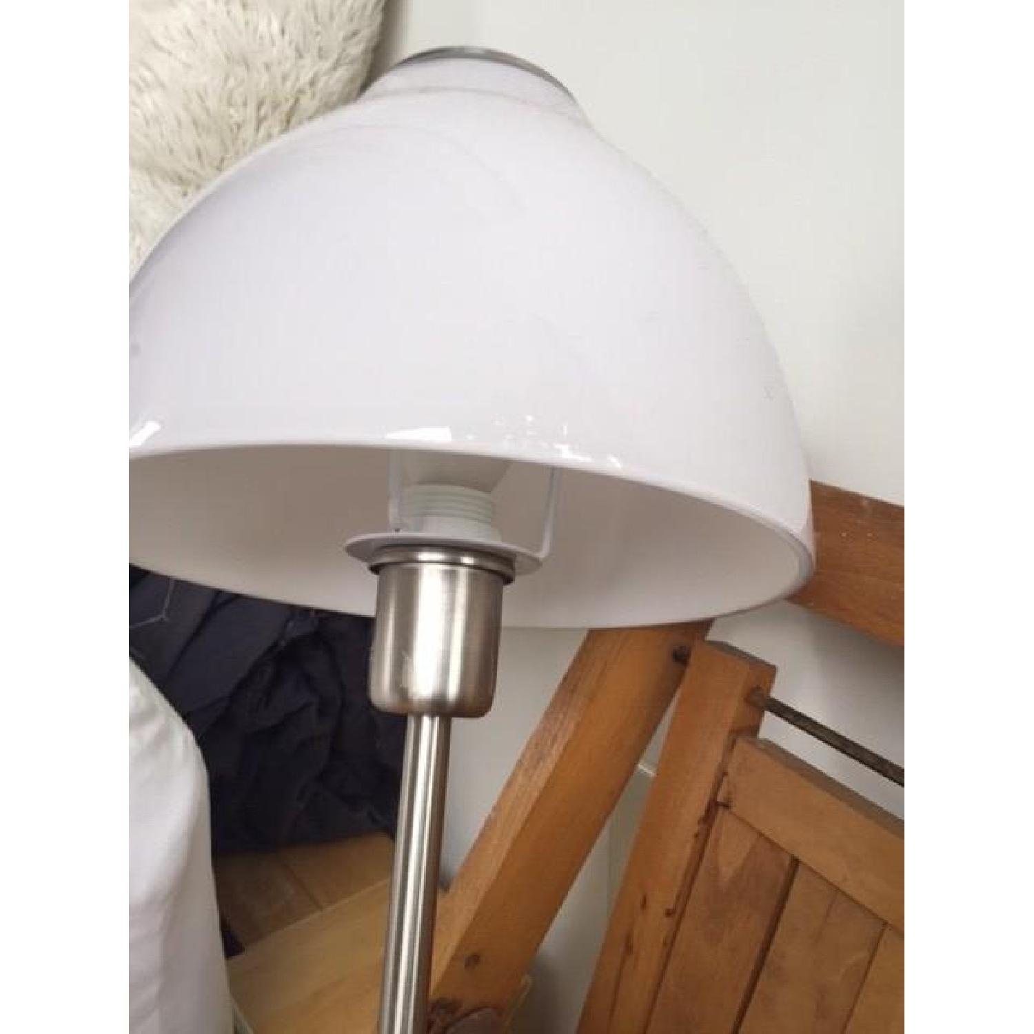 Ikea White Glass Table Lamps - image-4
