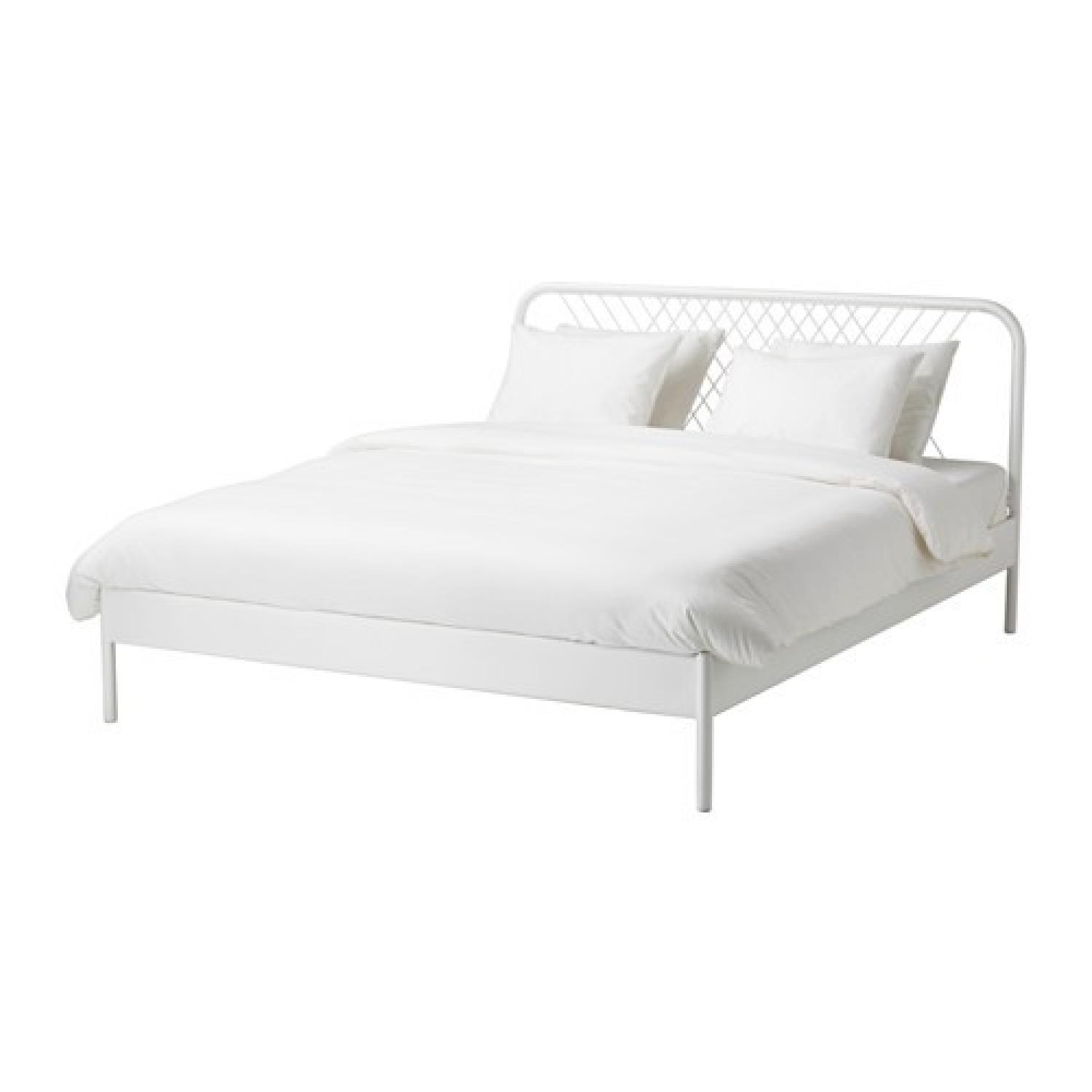 IkeaNesttun Full/Double Bed Frame w/ Slats - image-4