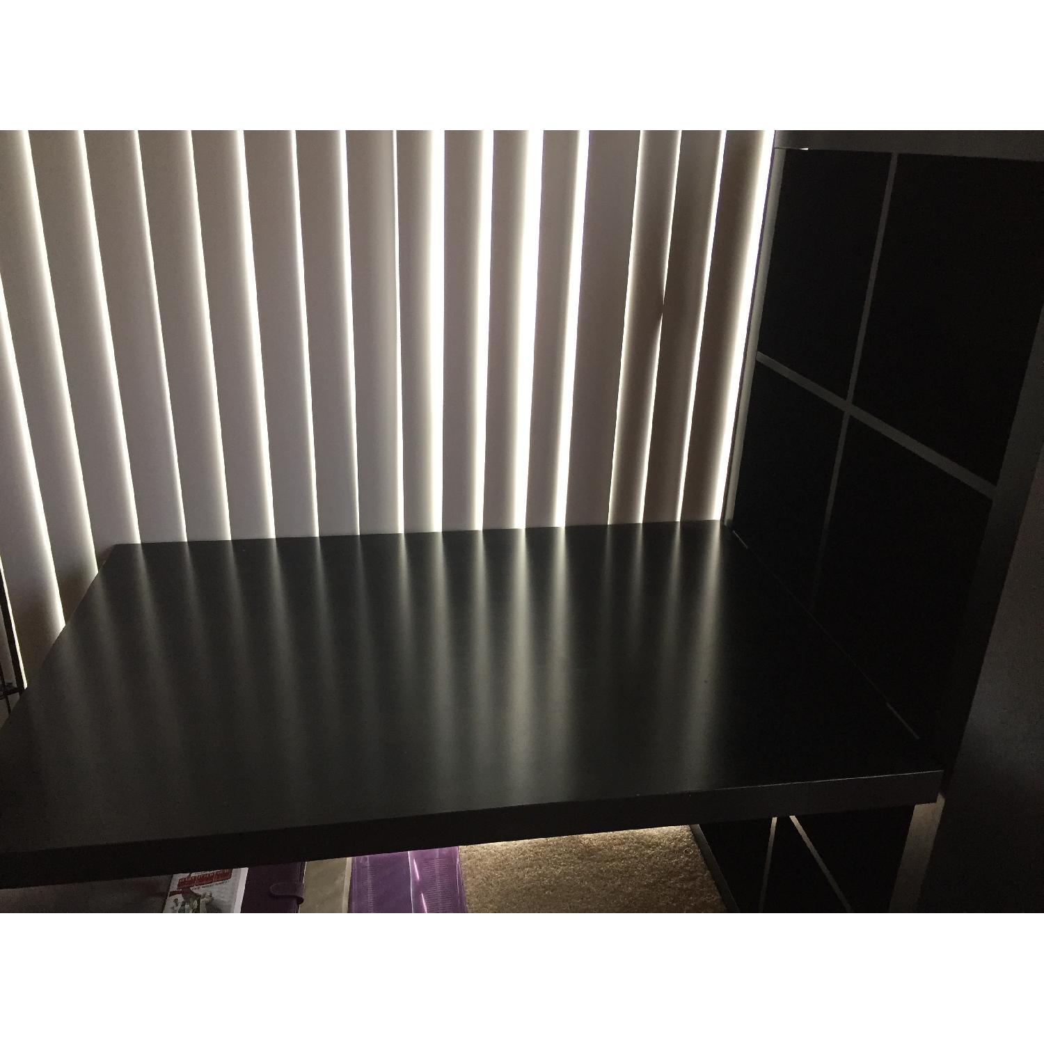 Ikea Desk w/ Attached Bookshelf & Chair - image-2