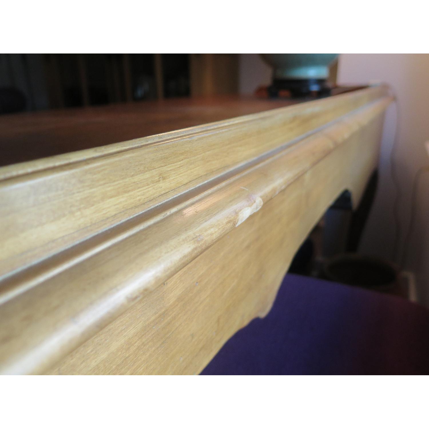 Antique French Oak Leather Top Desk/Console - image-8