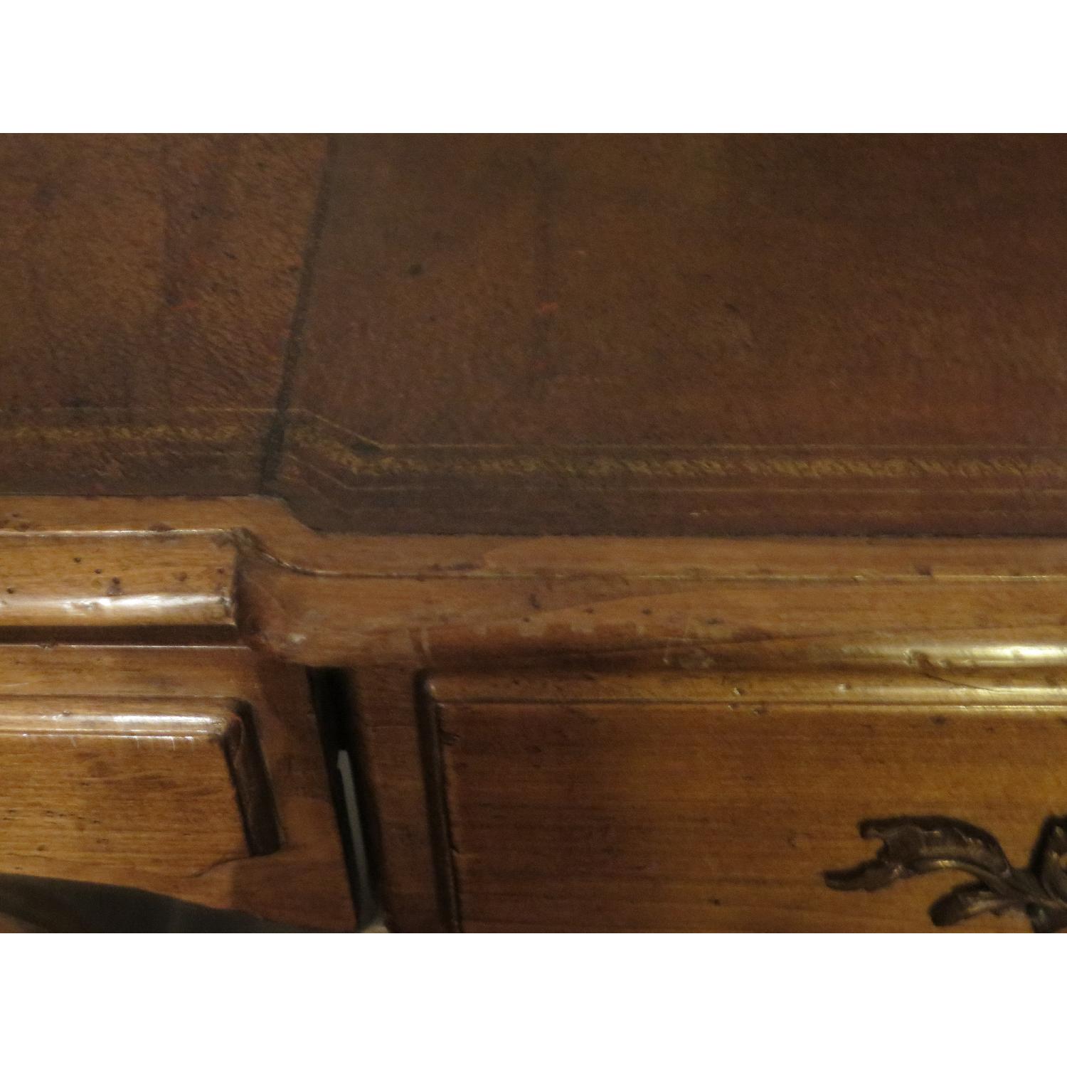 Antique French Oak Leather Top Desk/Console - image-12