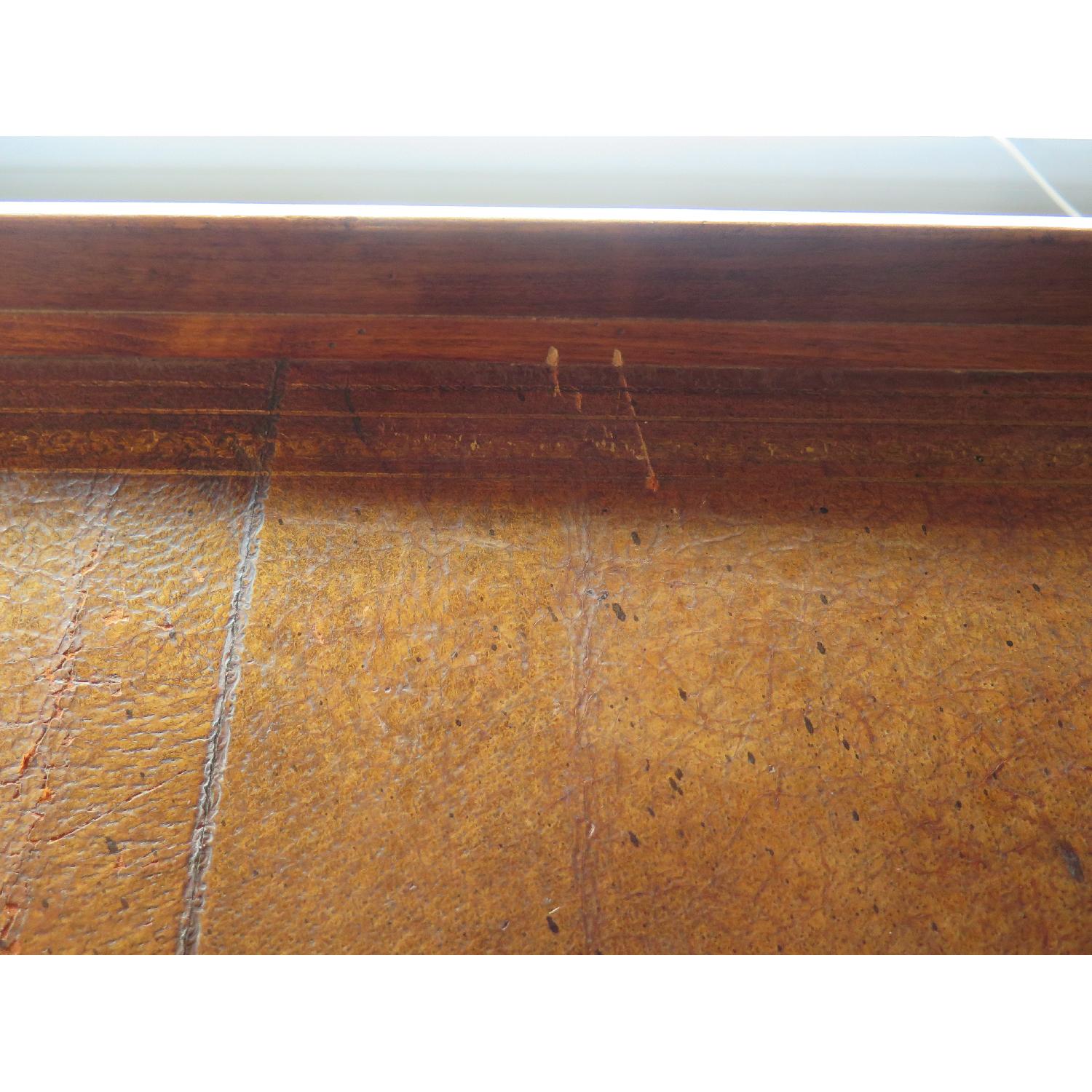 Antique French Oak Leather Top Desk/Console - image-13