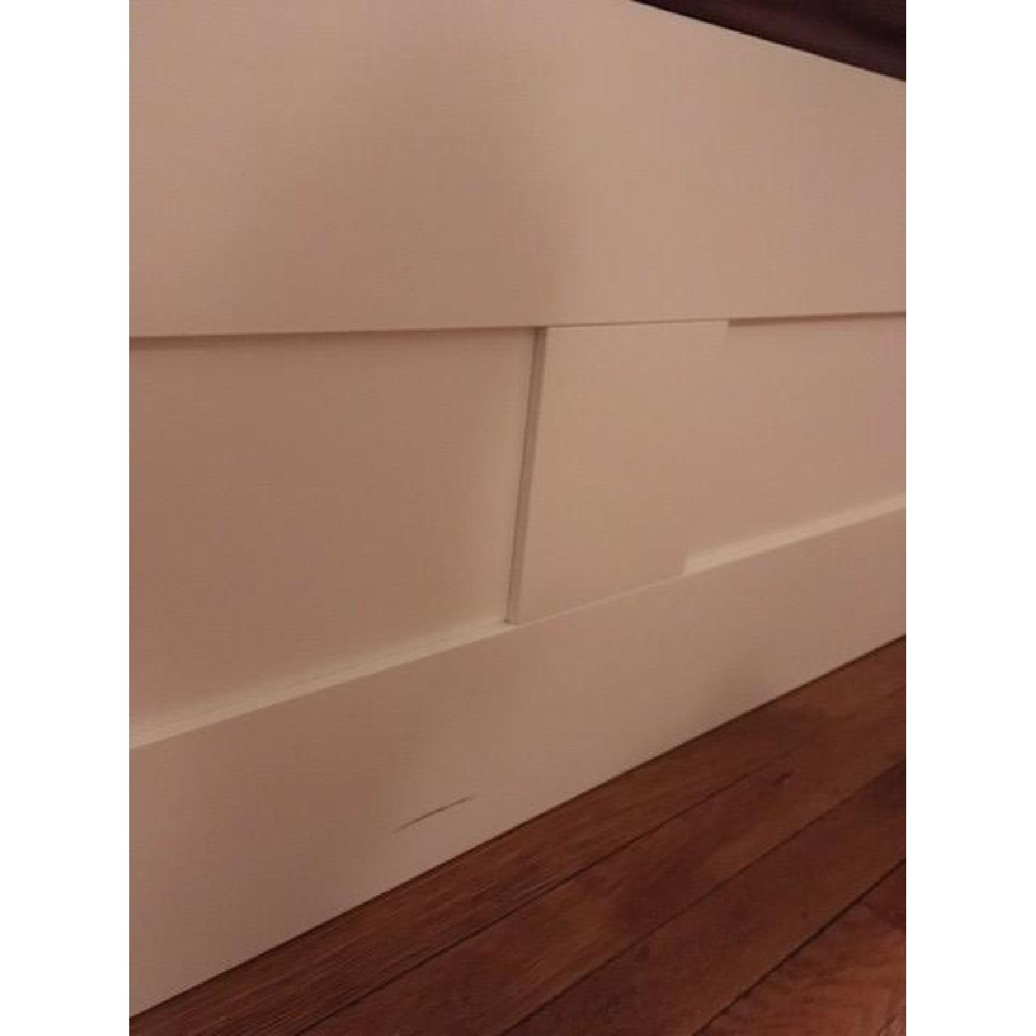 Ikea Brimnes White Full Size Bed Frame w/ Storage Drawers & Slatted Bed