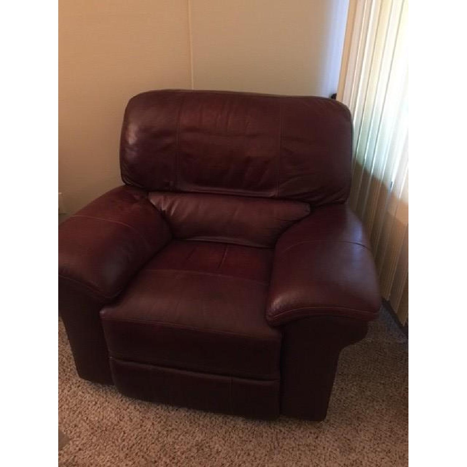 La-Z-Boy Leather Recliner - image-1