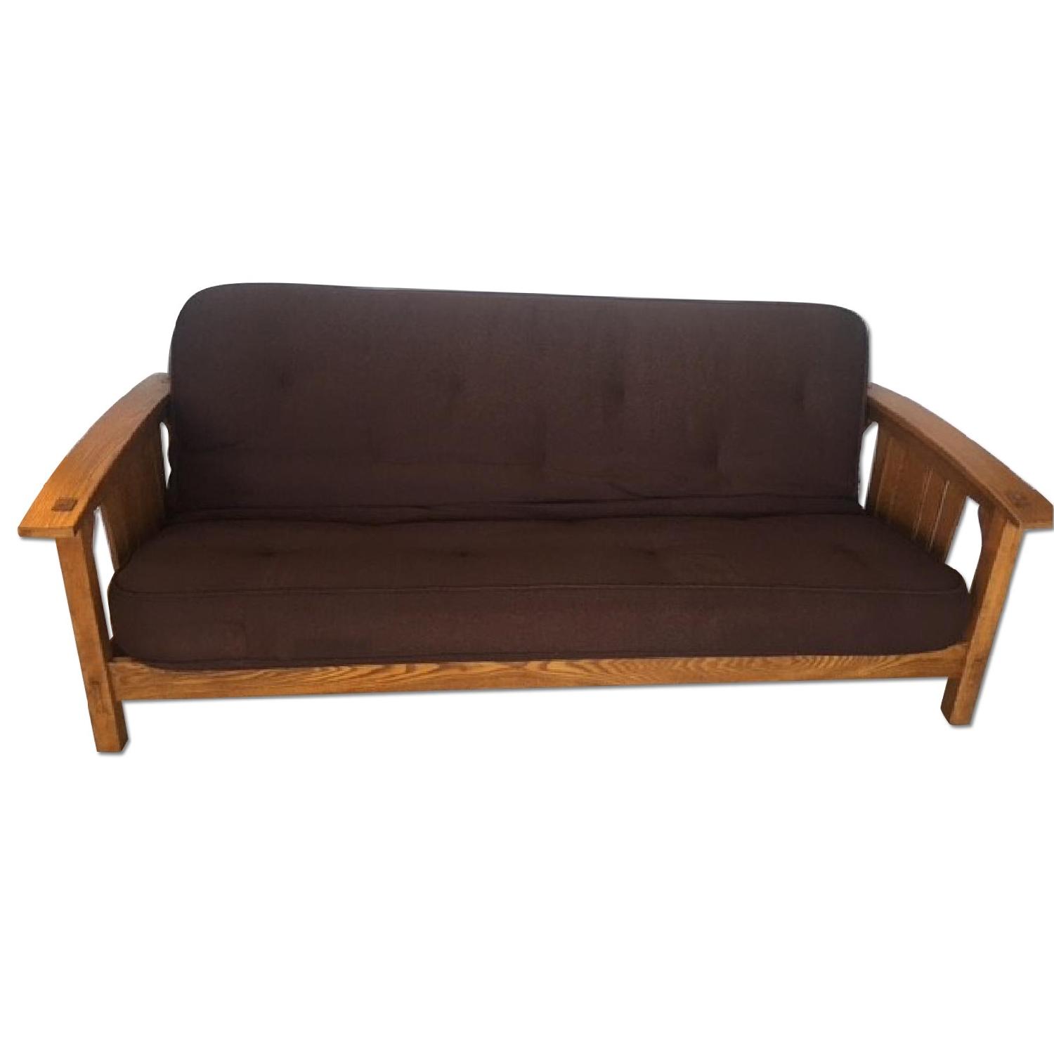 Martha Stewart Mission Style Futon - image-0
