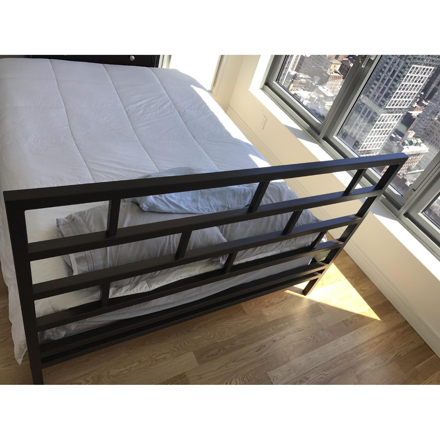 Crate & Barrel Platform Queen Bed Frame - image-1