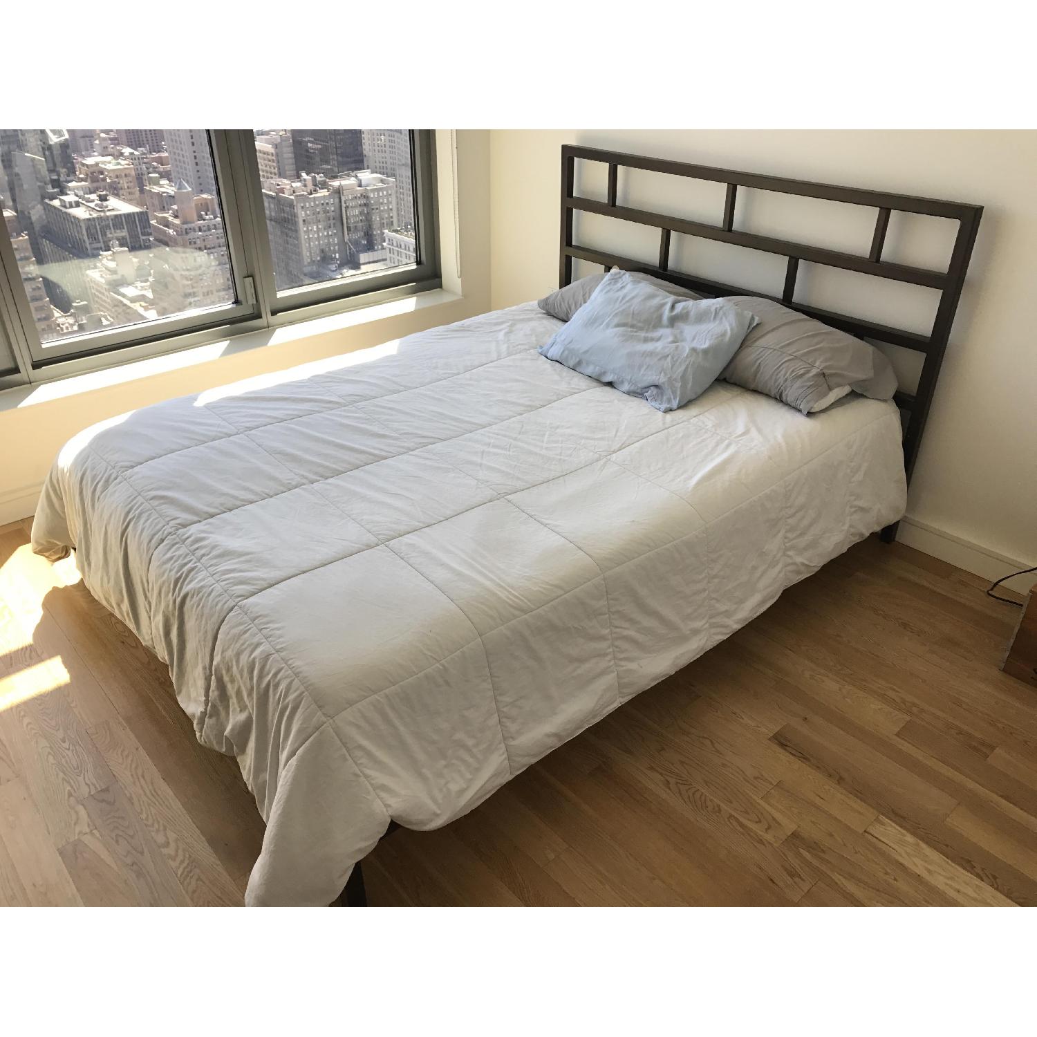 Crate & Barrel Platform Queen Bed Frame - image-4