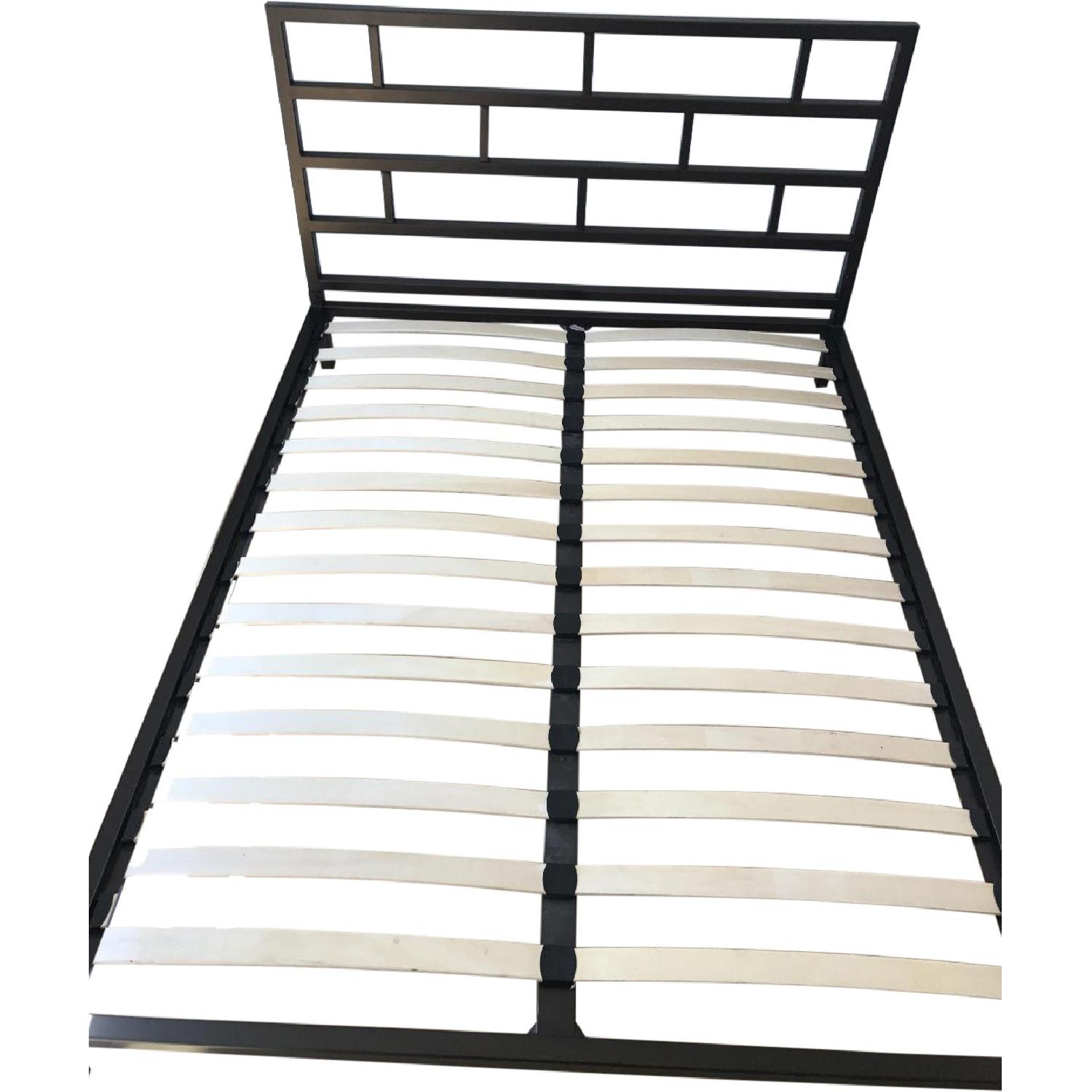 Crate & Barrel Platform Queen Bed Frame - image-0