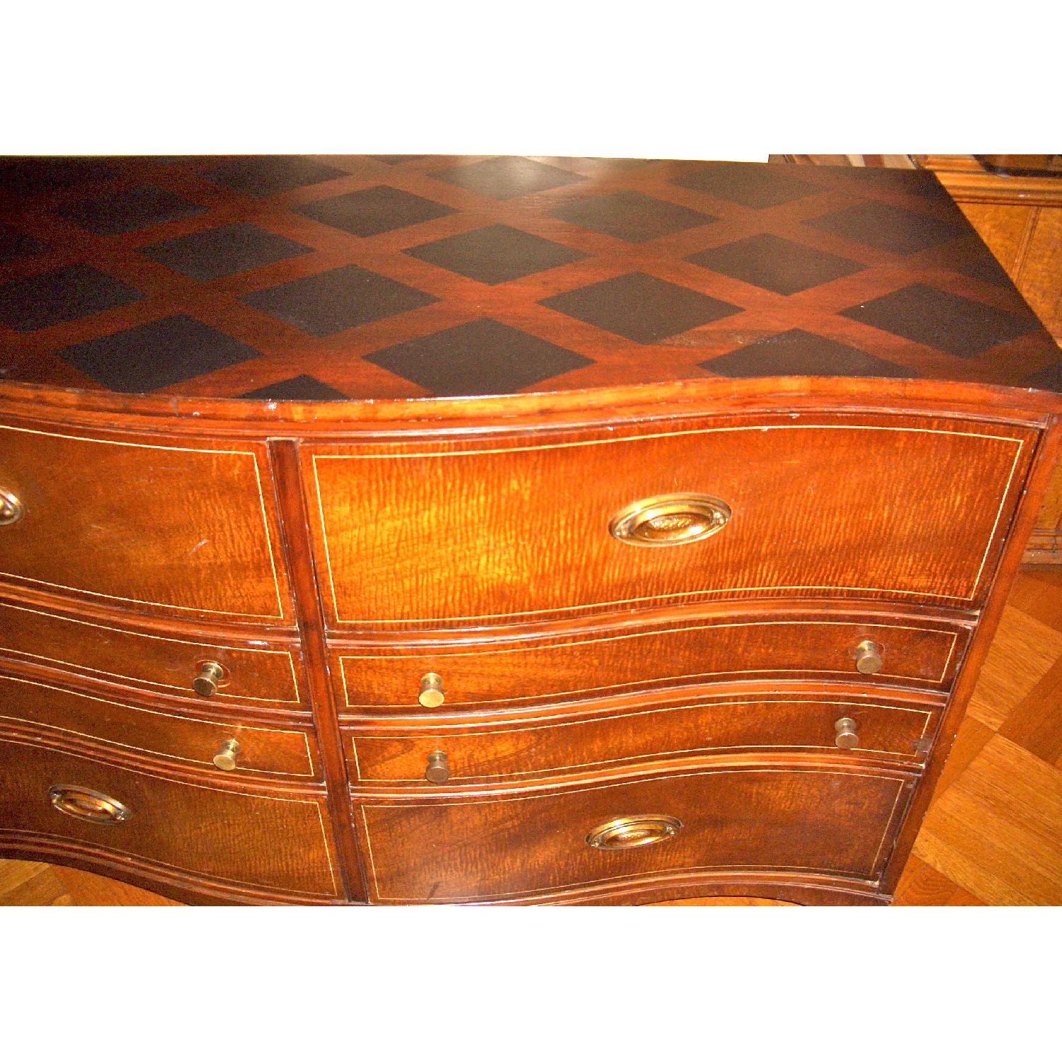 Vintage Large Serpentine Front Dresser - image-2