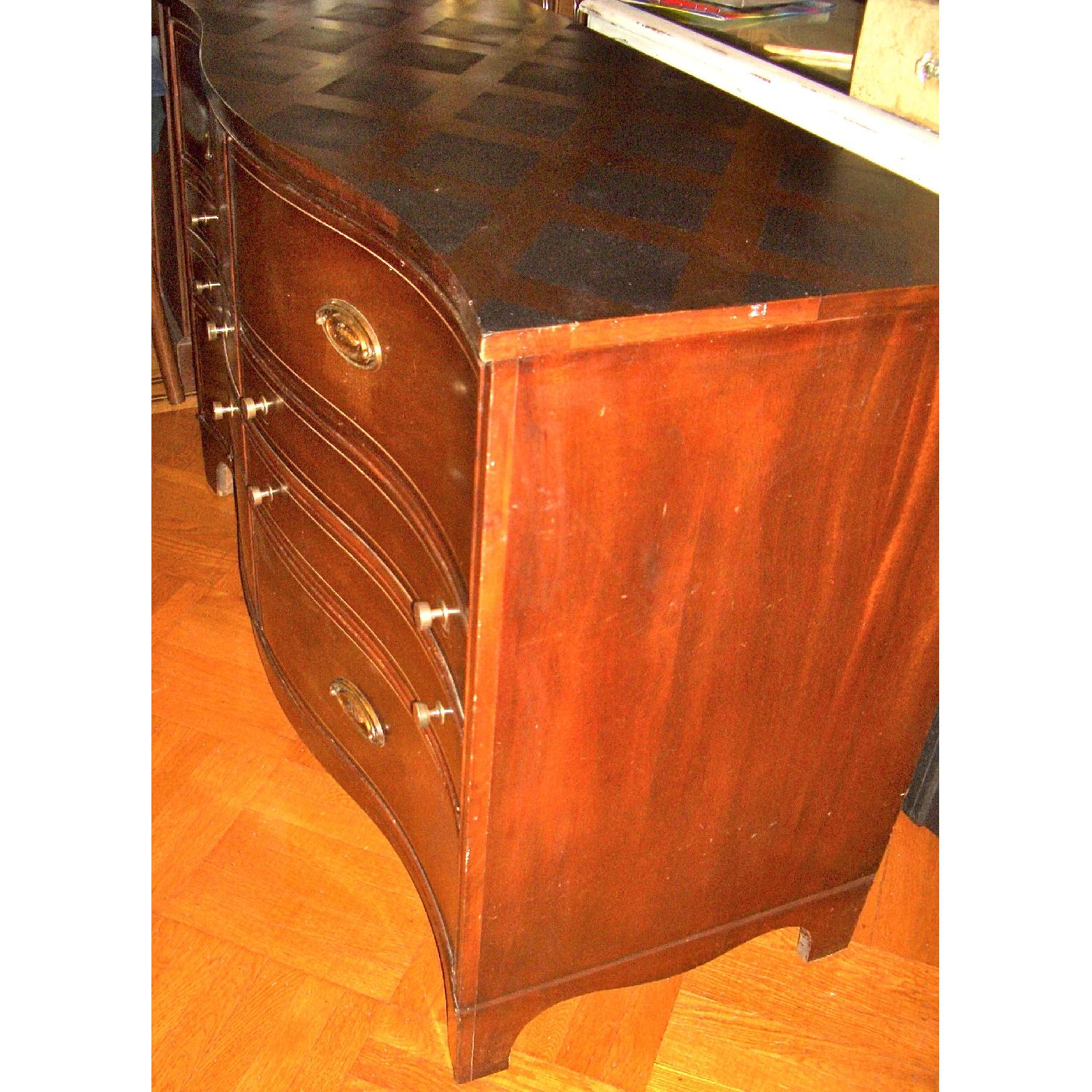 Vintage Large Serpentine Front Dresser - image-4