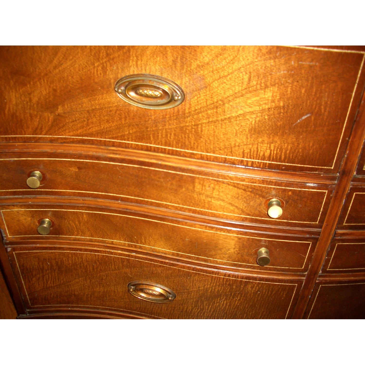 Vintage Large Serpentine Front Dresser - image-7