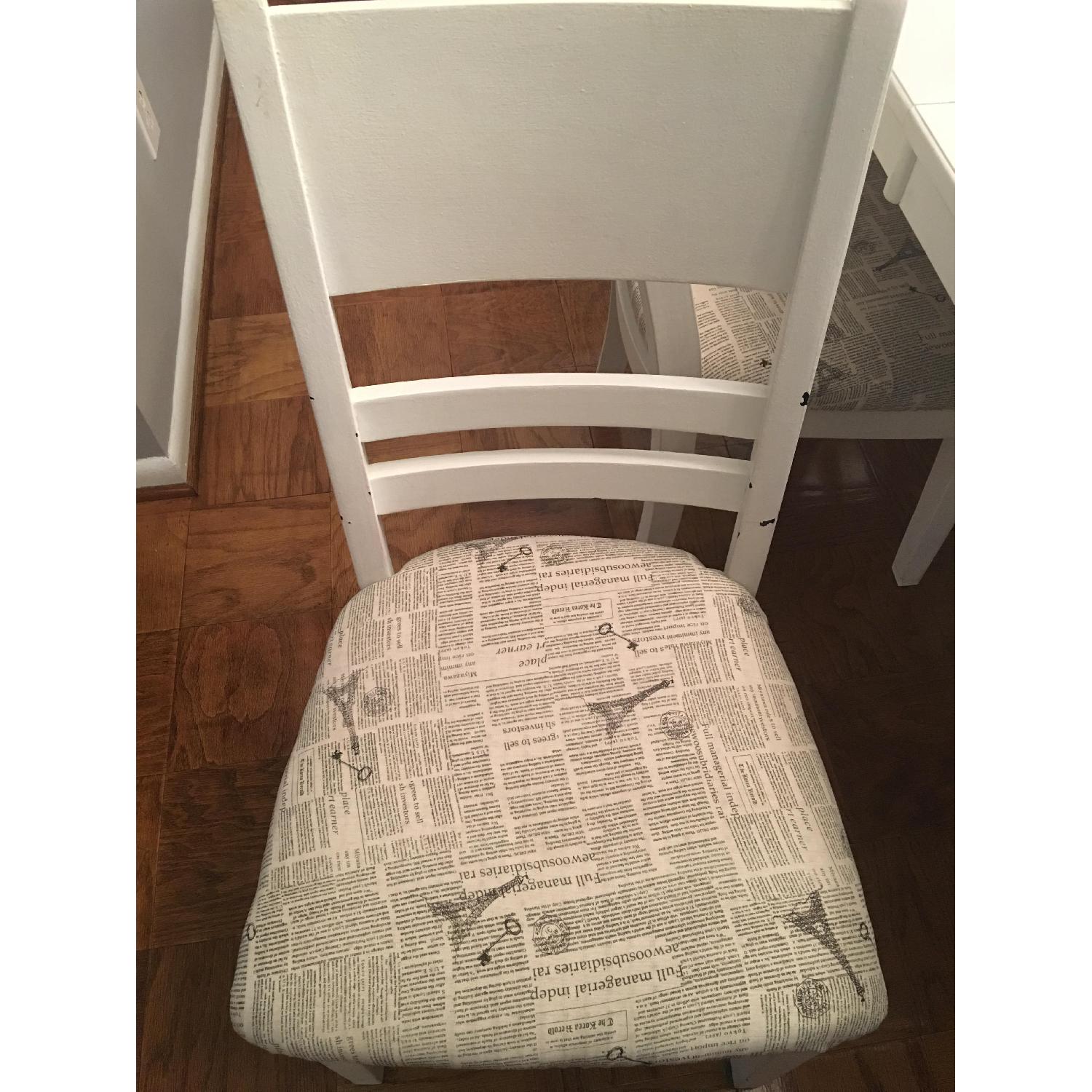 Ethan Allen Solid Ash Wood Table w/ 6 Chairs - image-8