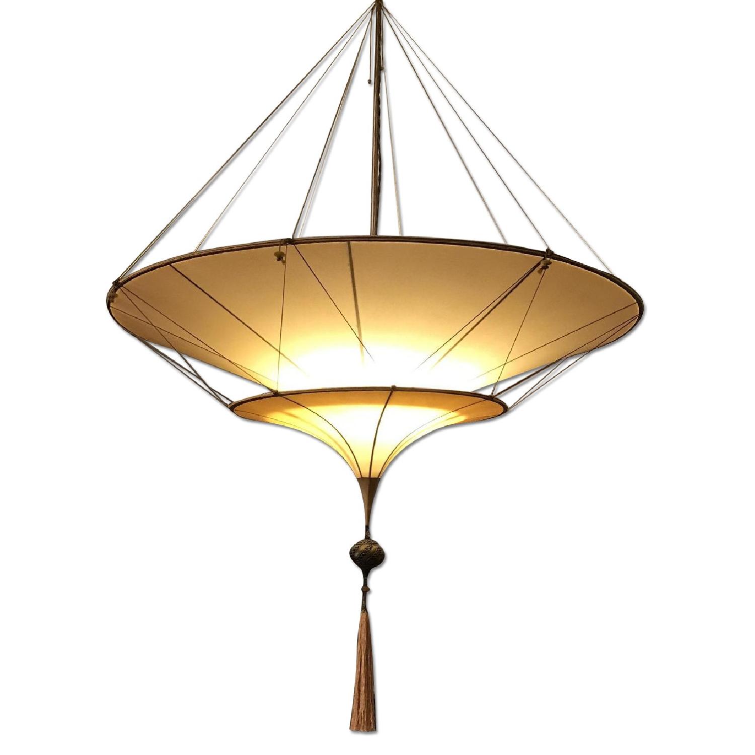 Ethan Allen Solid Ash Wood Table w/ 6 Chairs - image-9