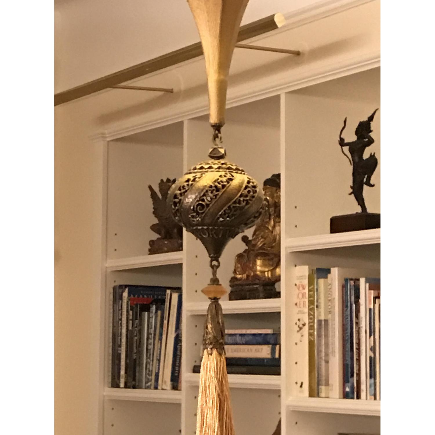 Fortuny Silk Scheherazade Two Tier Chandelier - image-3