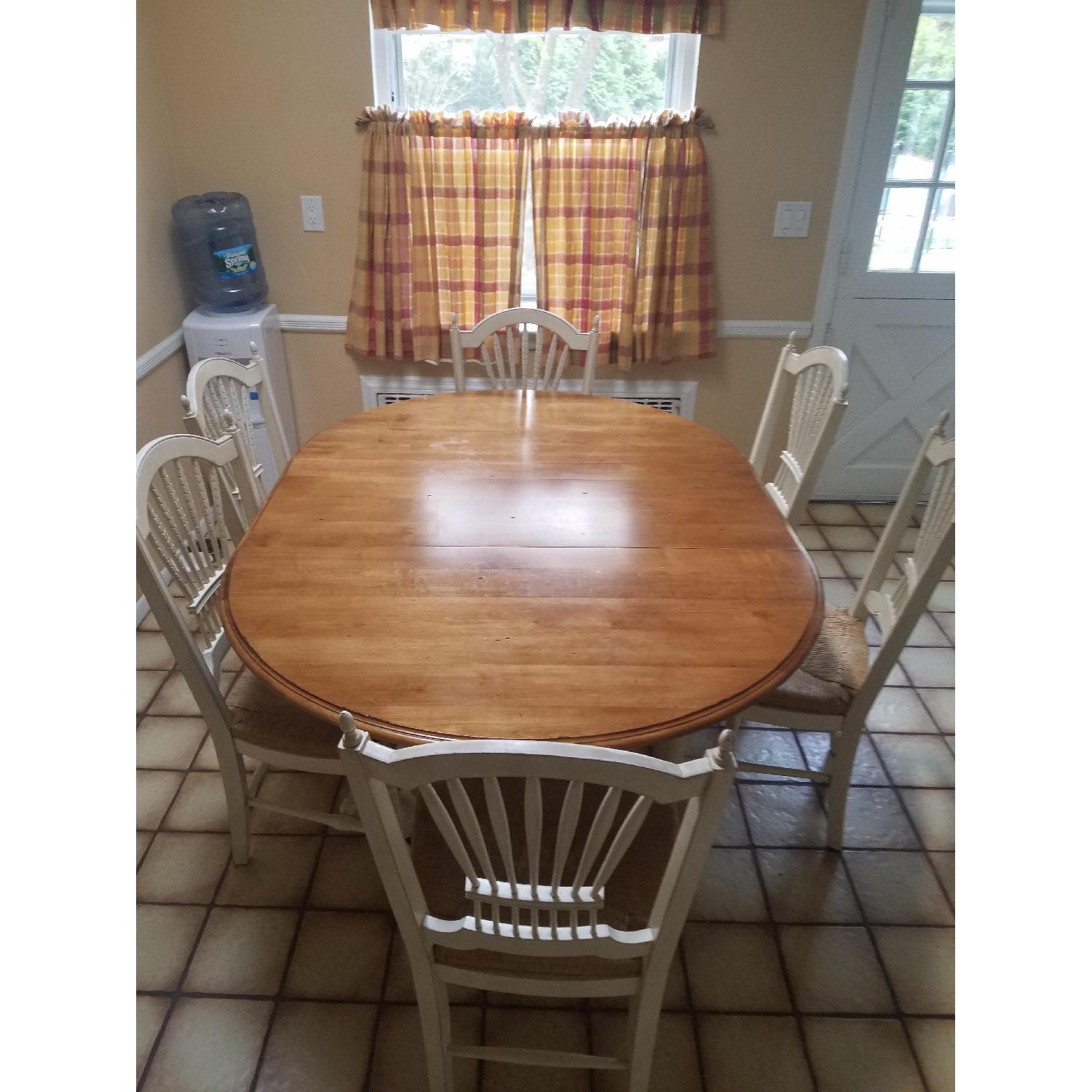 [Letter3 5] Ethan Allen Dining Room Table And Chairs - gcfjwv4