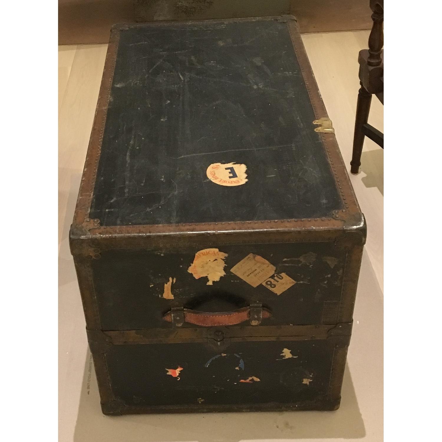 Vintage Oshkosh Steamer Trunk - image-3