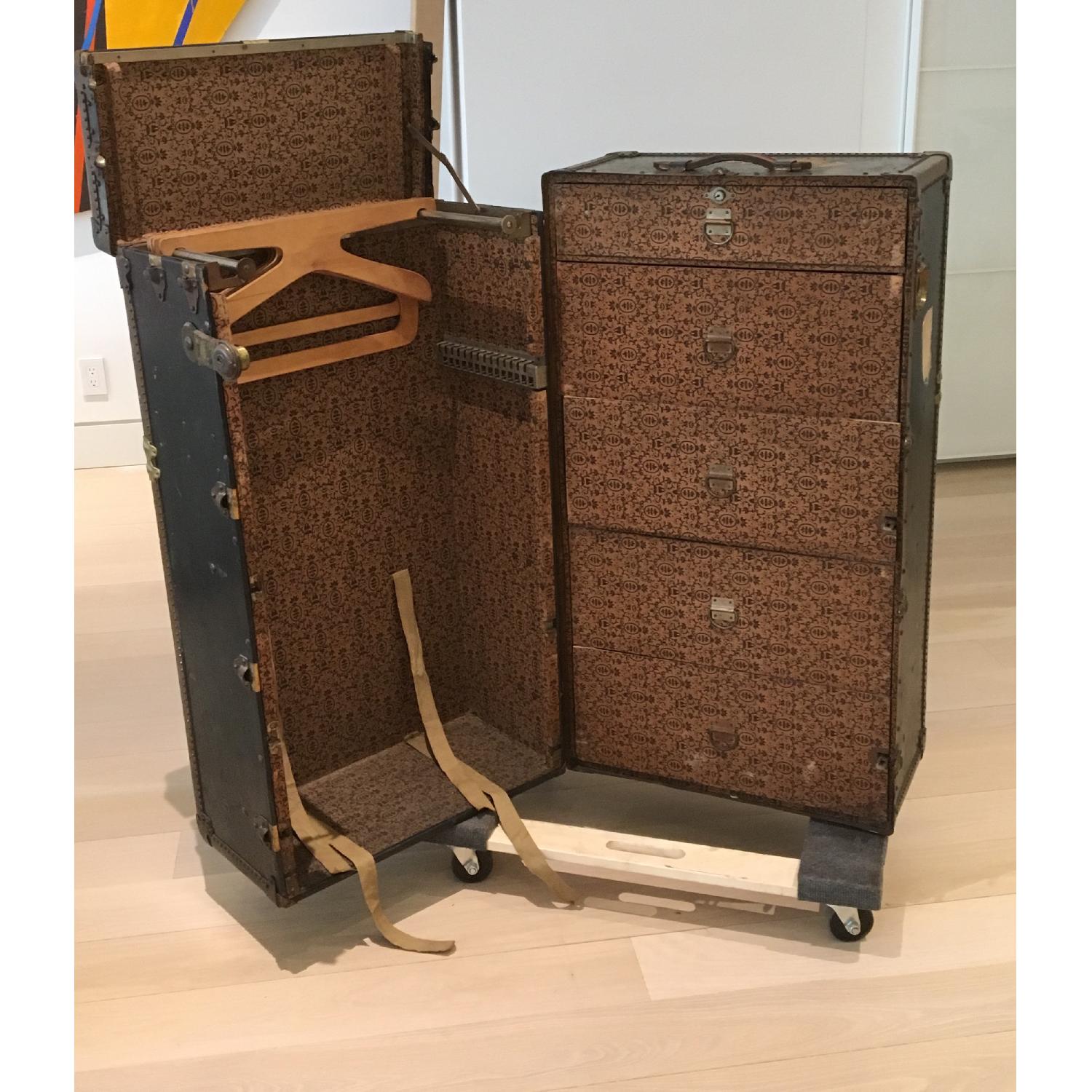 Vintage Oshkosh Steamer Trunk - image-4