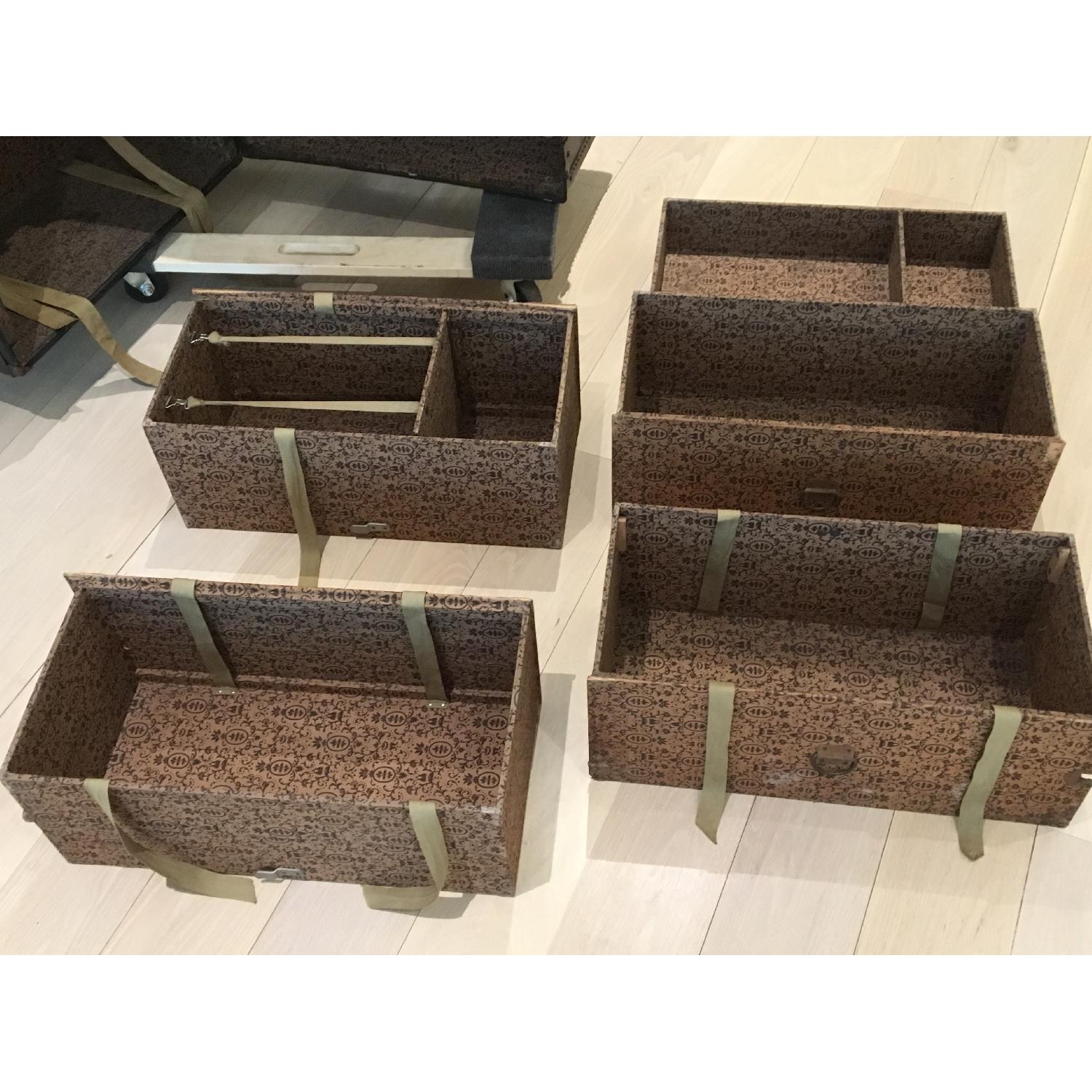 Vintage Oshkosh Steamer Trunk - image-5